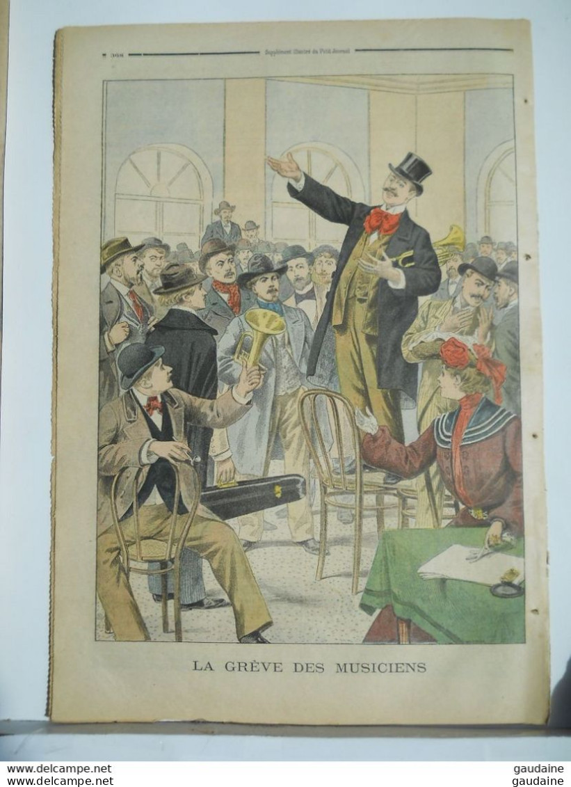 LE PETIT JOURNAL N° 626 - 16 NOVEMBRE 1902 - LE ROI CARLOS DU PORTUGAL AU TIR AUX PIGEONS - GREVE DES MUSICIENS - Le Petit Journal