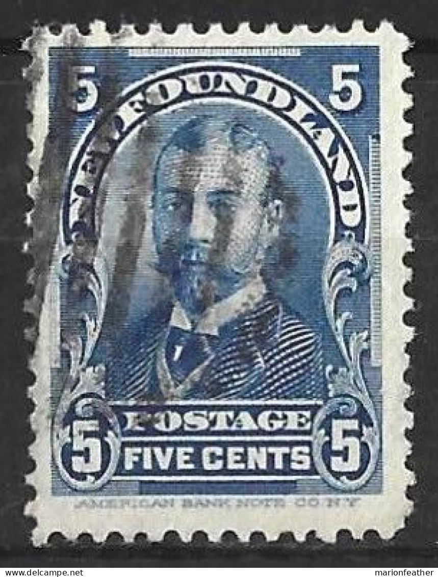 CANADA.." NEWFOUNDLAND.."...QUEEN VICTORIA..( 1837-01..)...." 1897.."....5c.......SG90........USED... - 1865-1902