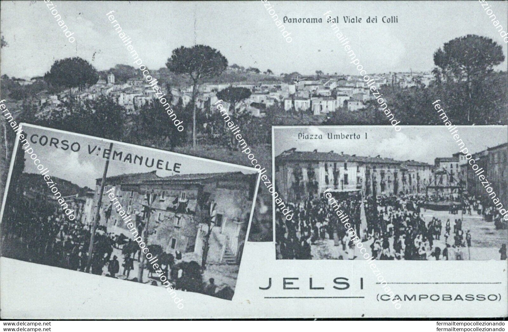 Cl234 Cartolina Jelsi  1924 Provincia Di Campobasso - Campobasso