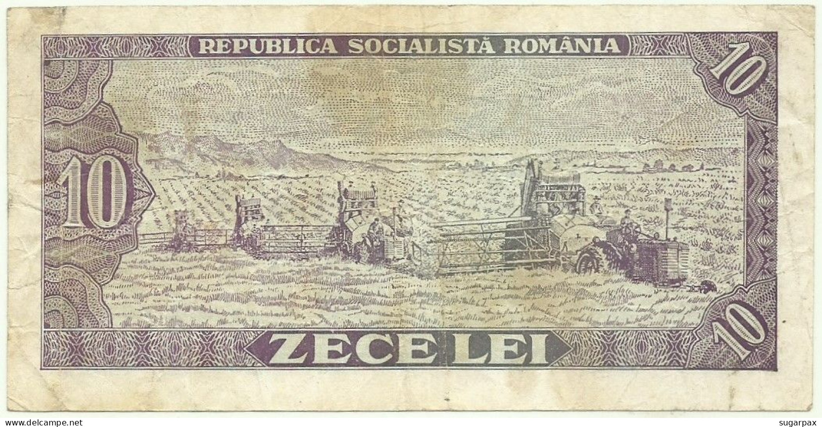 ROMANIA - 10 Lei - 1966 - Pick 94 - Série A. 0356 - Roumanie