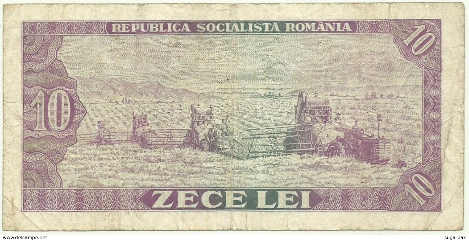 ROMANIA - 10 Lei - 1966 - Pick 94 - Série E. 0105 - Roumanie