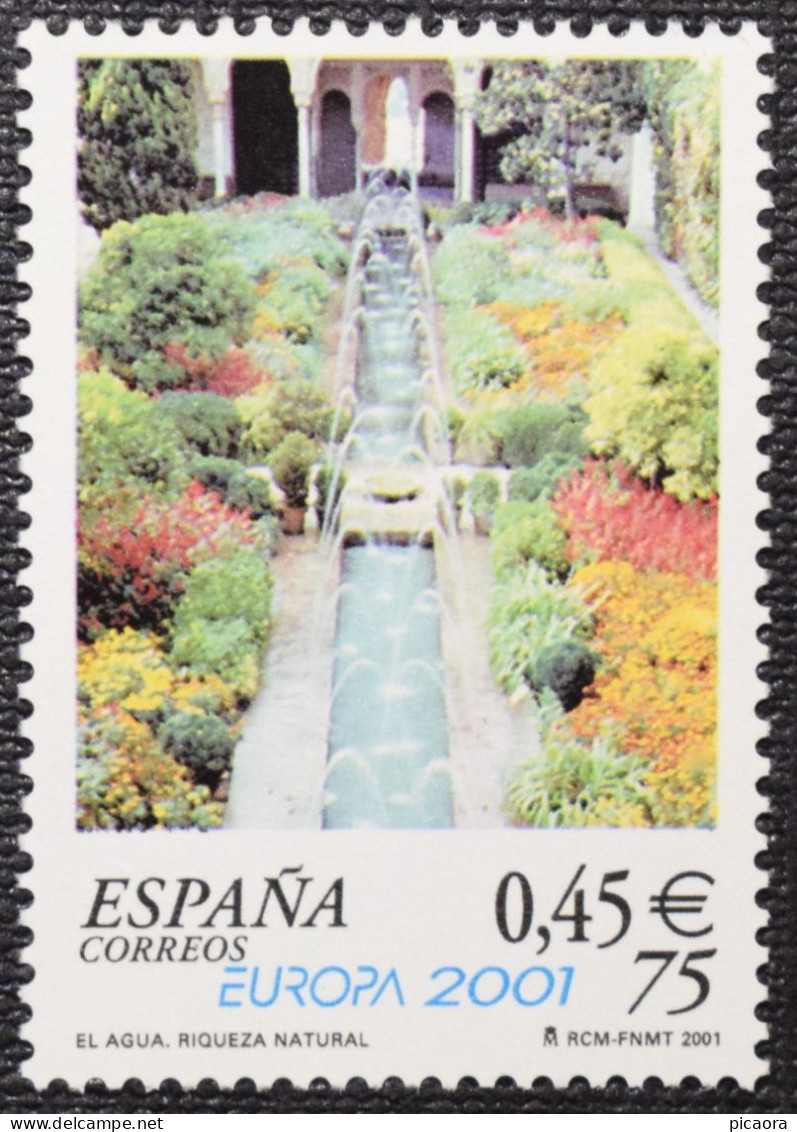España Spain EUROPA CEPT 2001  Mi 3629  Yv 3363  Edi 3796 Nuevo New MNH ** - 2001