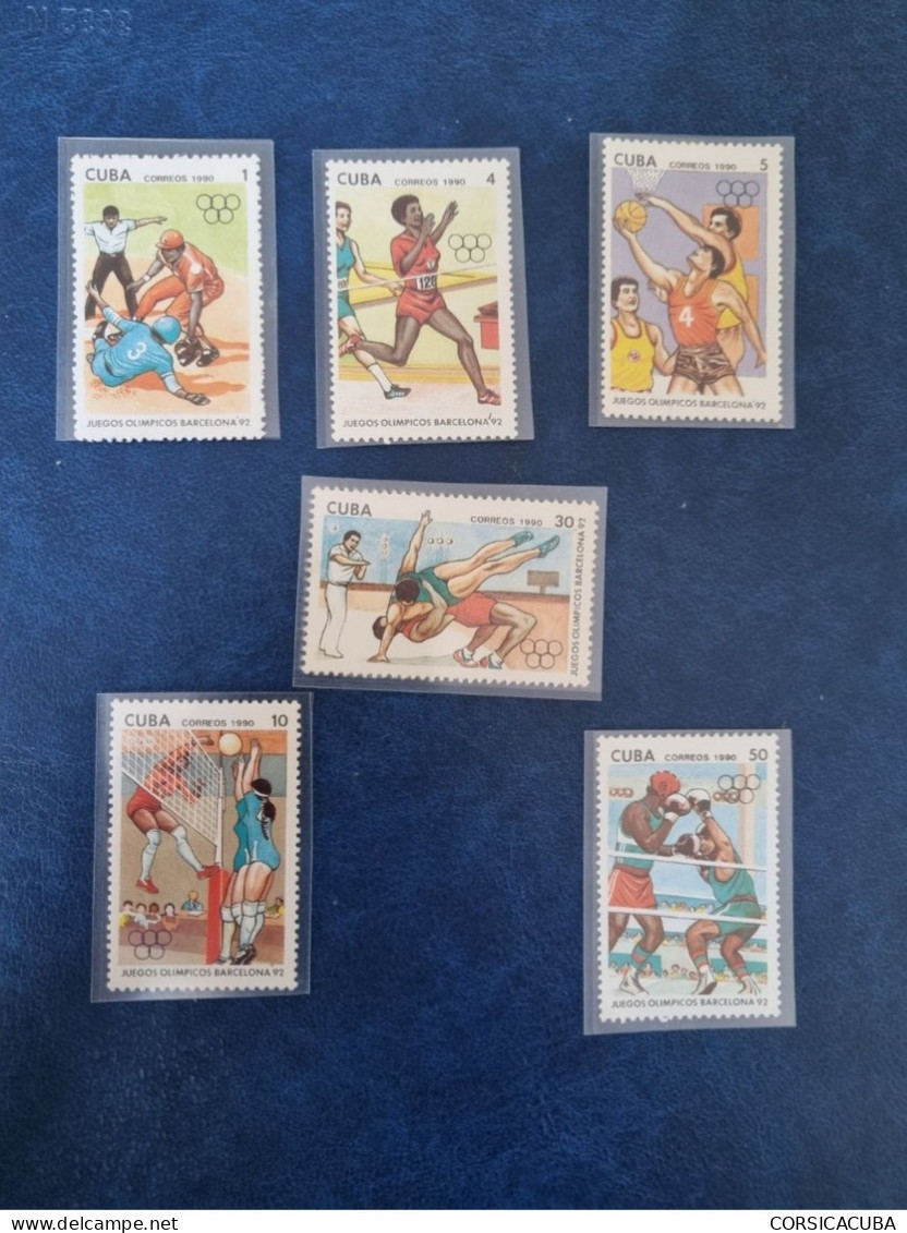 CUBA  NEUF  1990    JUEGOS  OLIMPICOS  BARCELONA  //  PARFAIT  ETAT  // 1er  CHOIX  // - Unused Stamps