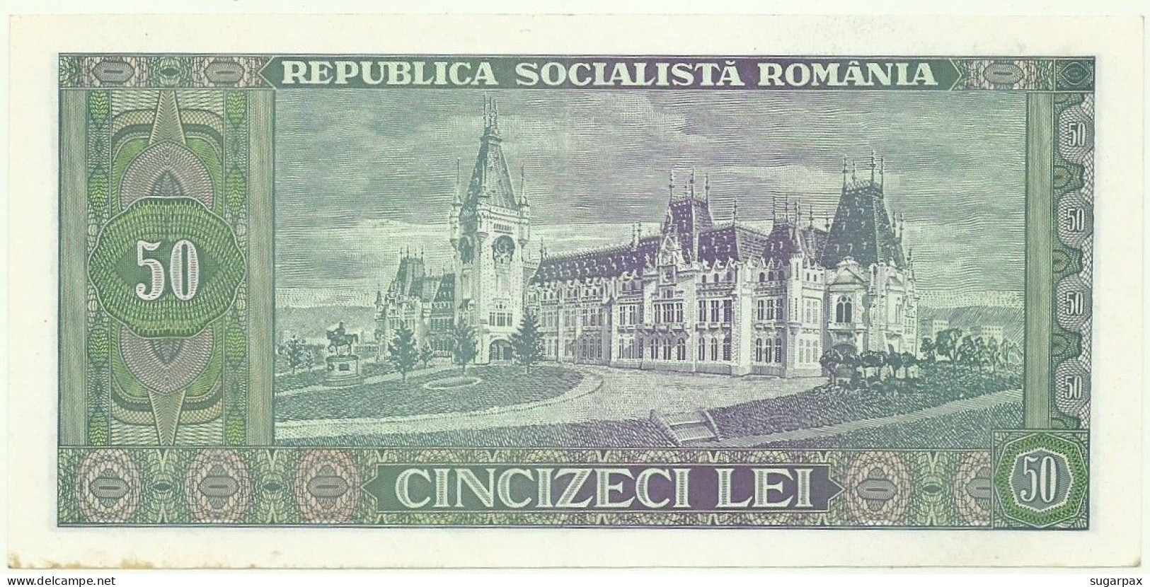 ROMANIA - 50 Lei - 1966 - Pick 96 - AUnc. - Série A. 0044 - Roumanie