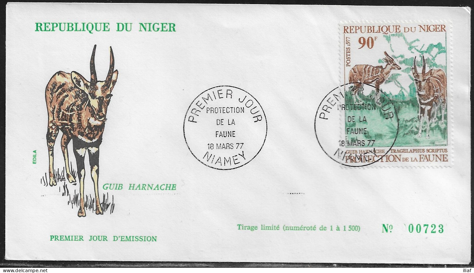 Niger. FDC Sc. 392.   Fauna Protection  FDC Cancellation On Cachet FDC Envelope - Niger (1960-...)