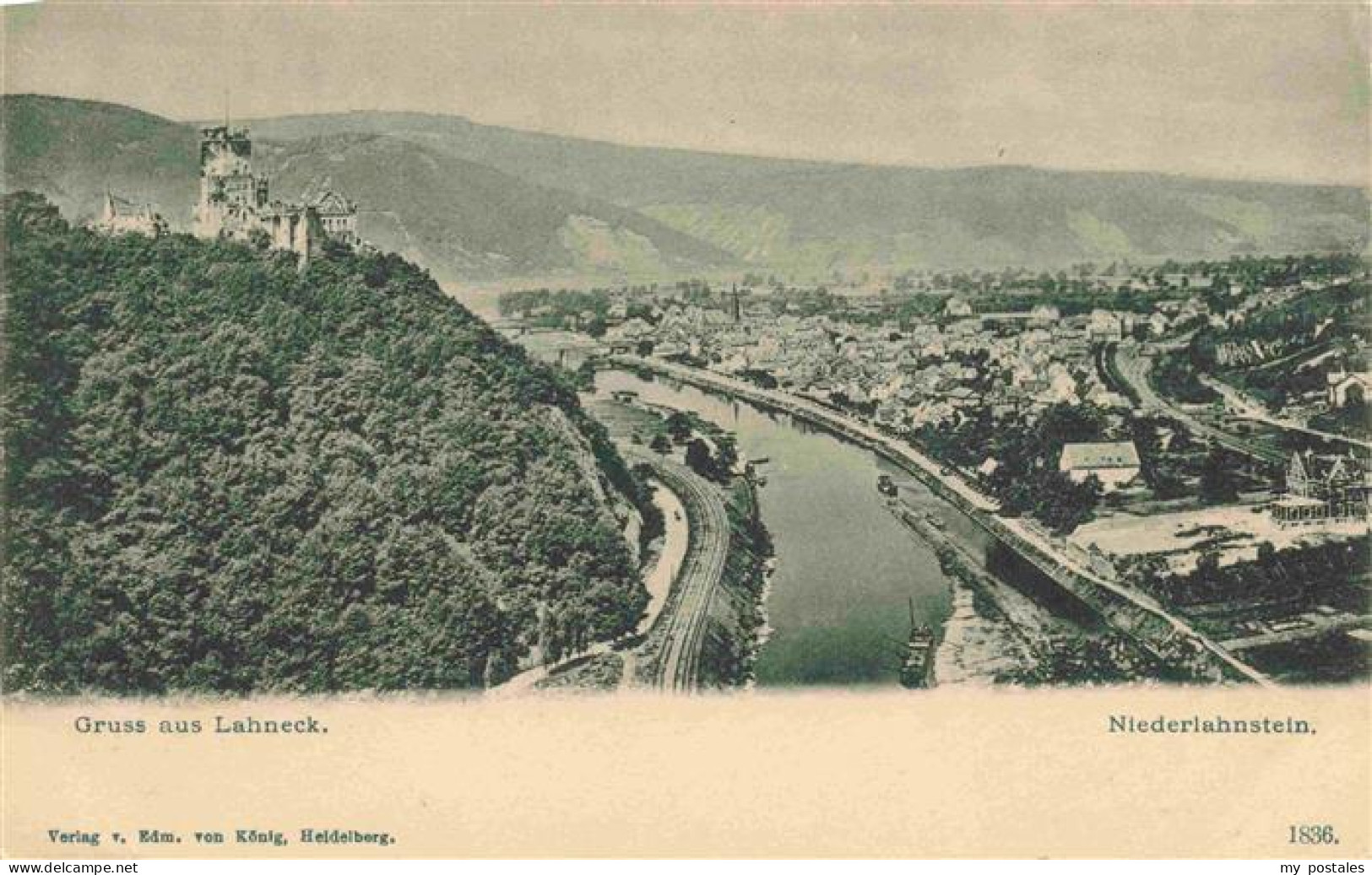 73963378 Niederlahnstein_Lahnstein Burg Lahneck Am Rhein - Lahnstein