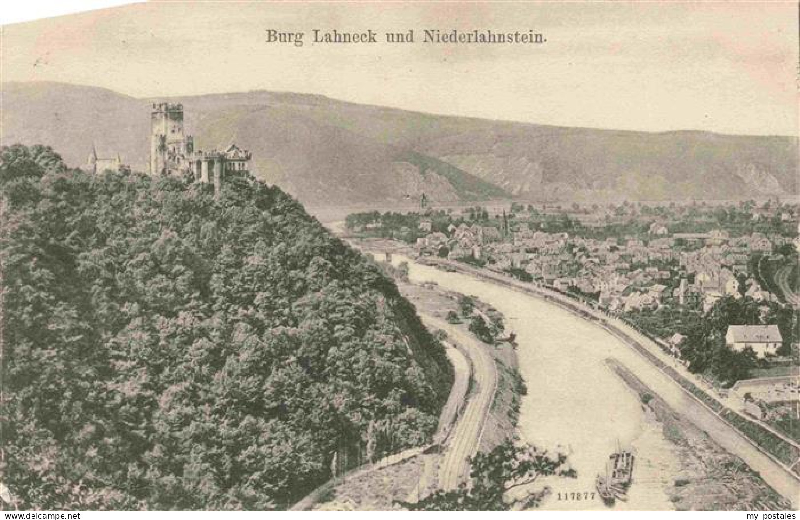 73963370 Niederlahnstein_Lahnstein Burg Lahneck Am Rhein - Lahnstein