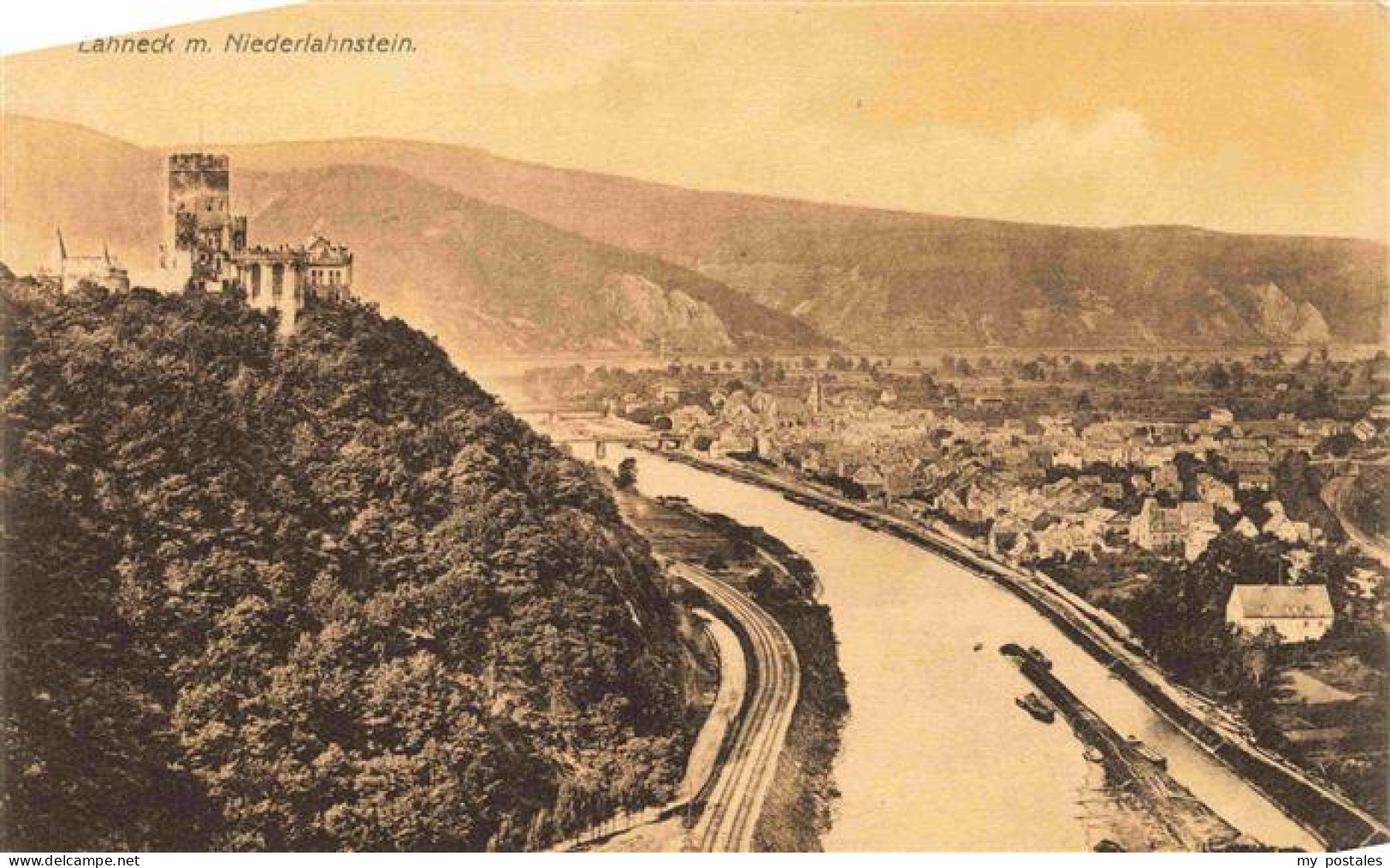 73963355 Niederlahnstein_Lahnstein Burg Lahneck Am Rhein - Lahnstein