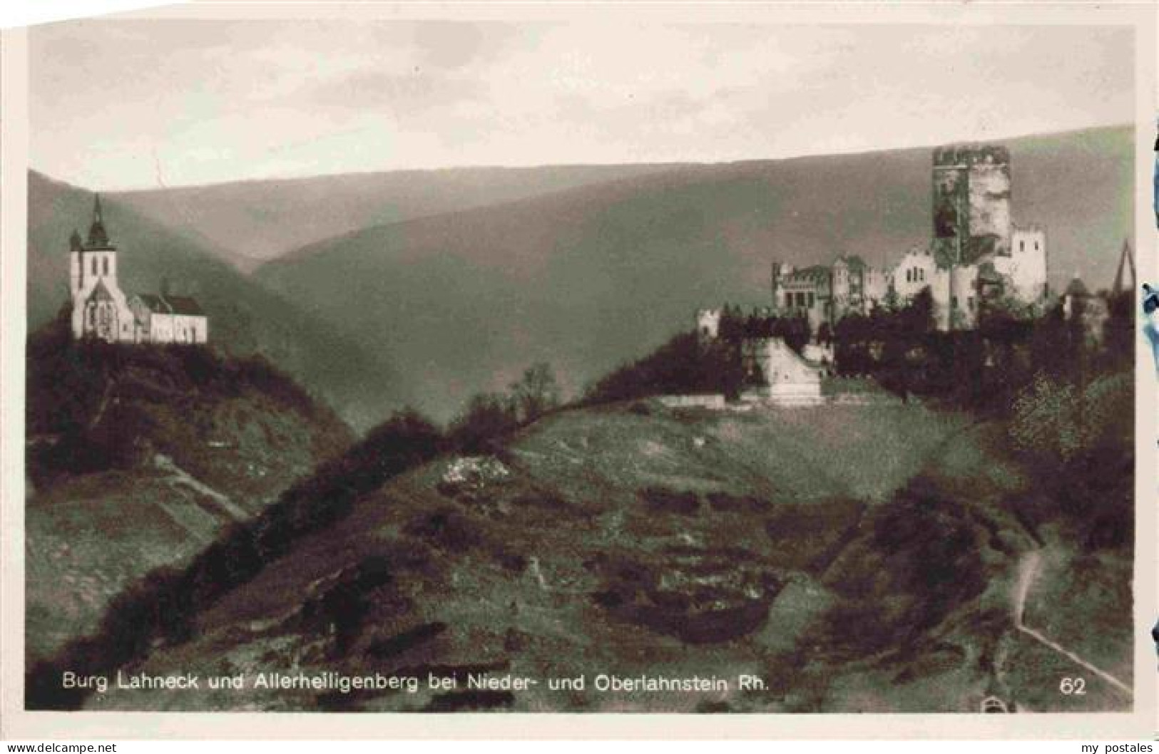 73963352 Lahnstein Burg Lahneck Und Allerheiligenberg Bei Nieder Und Oberlahnste - Lahnstein