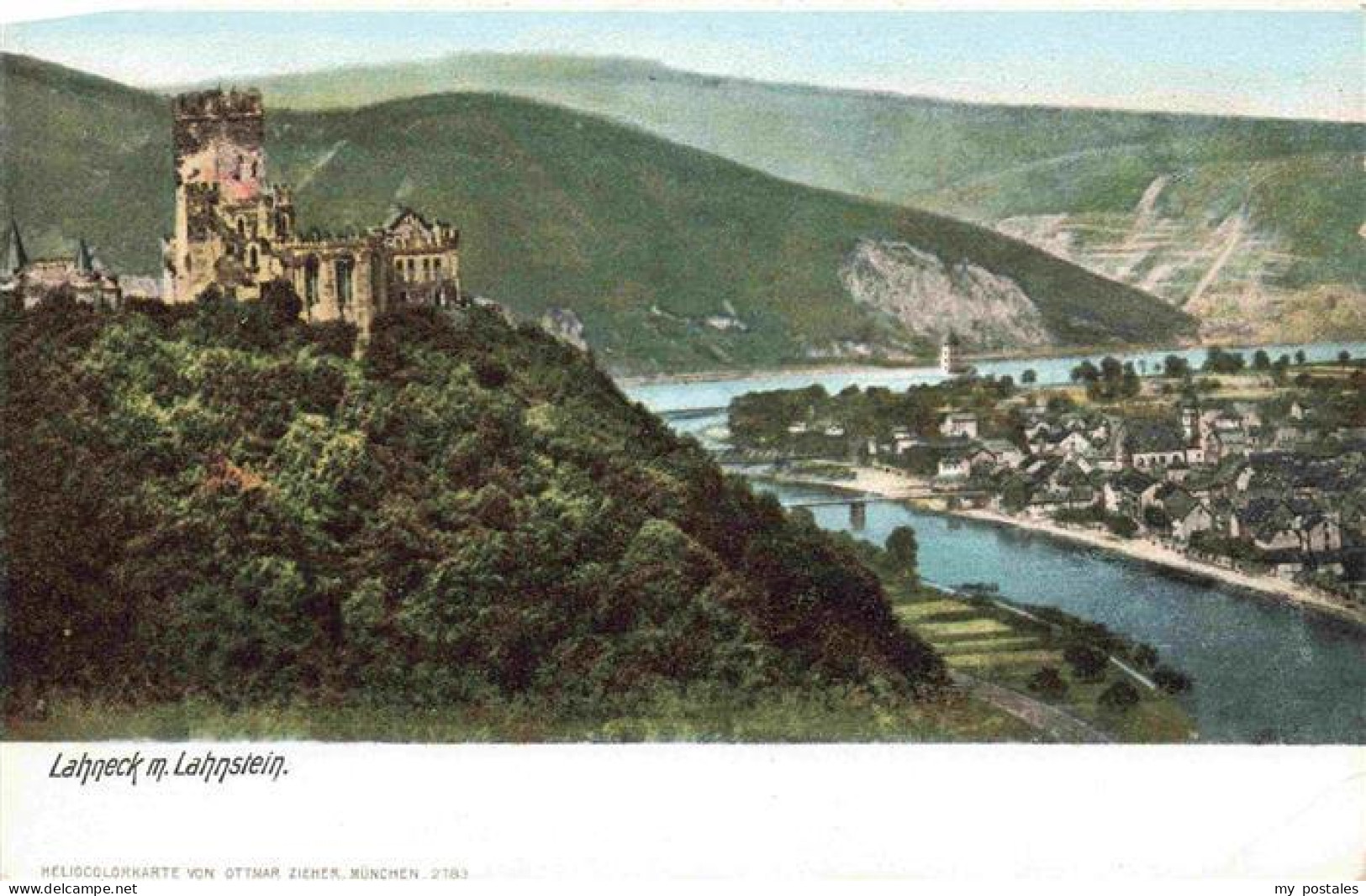 73963350 Lahnstein Burg Lahneck Rheinpartie - Lahnstein