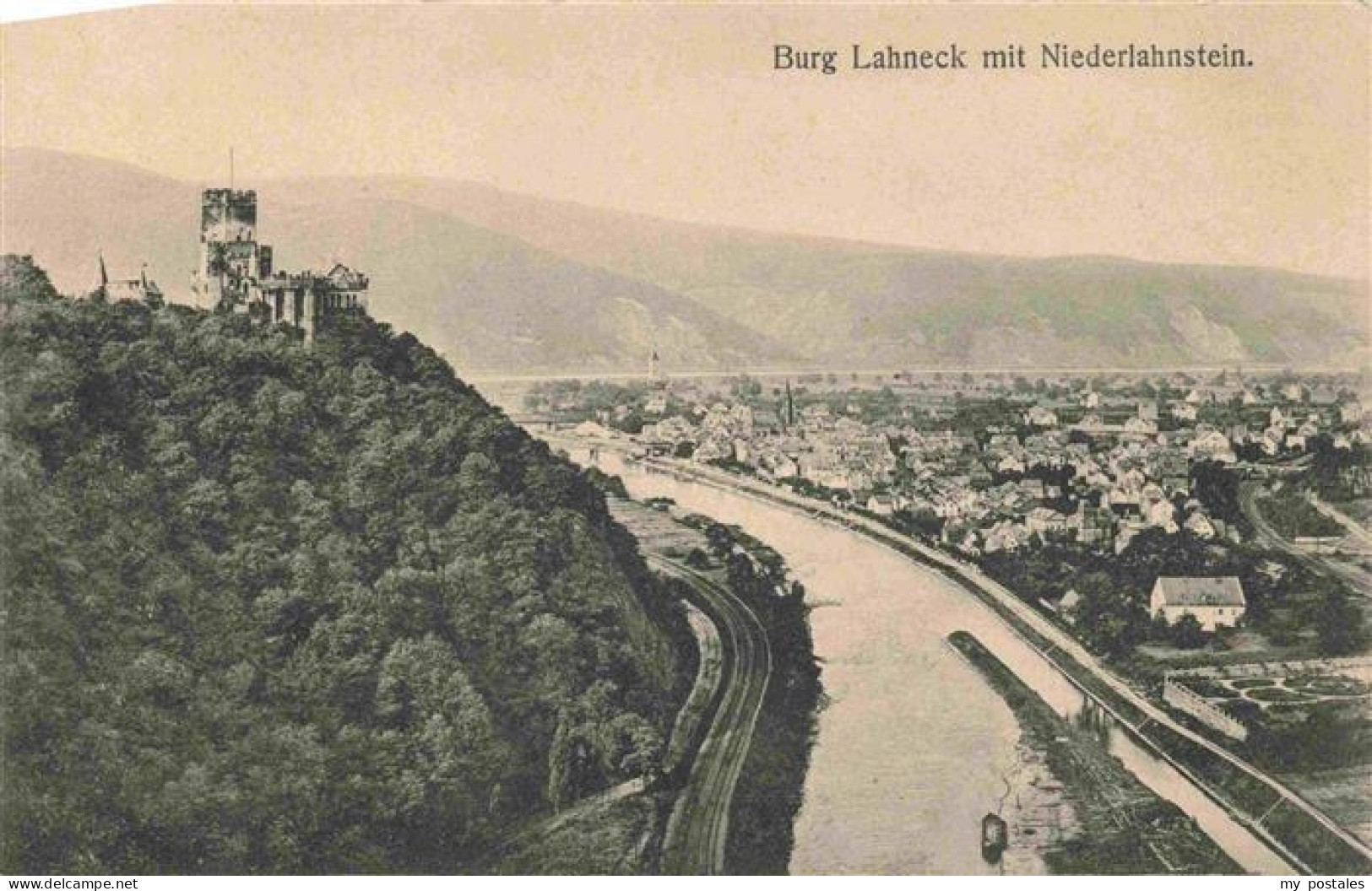 73963347 Niederlahnstein_Lahnstein Burg Lahneck - Lahnstein