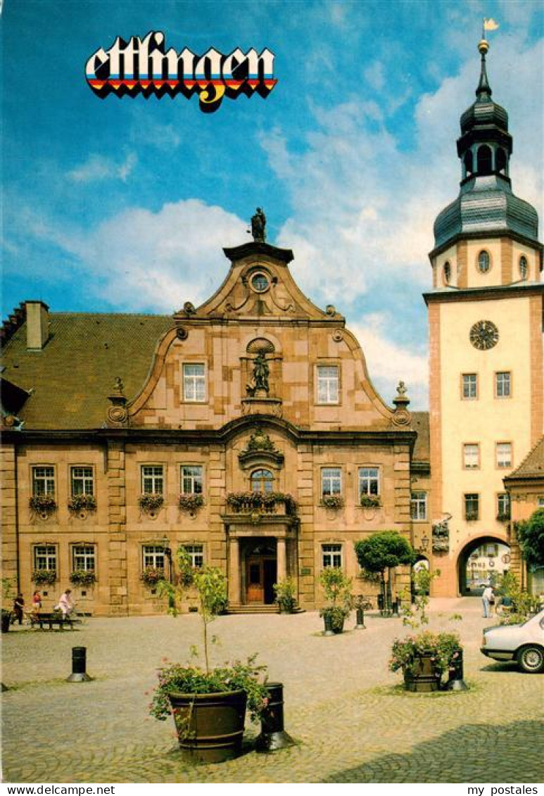 73923247 Ettlingen Rathaus Mit Rathausturm - Ettlingen