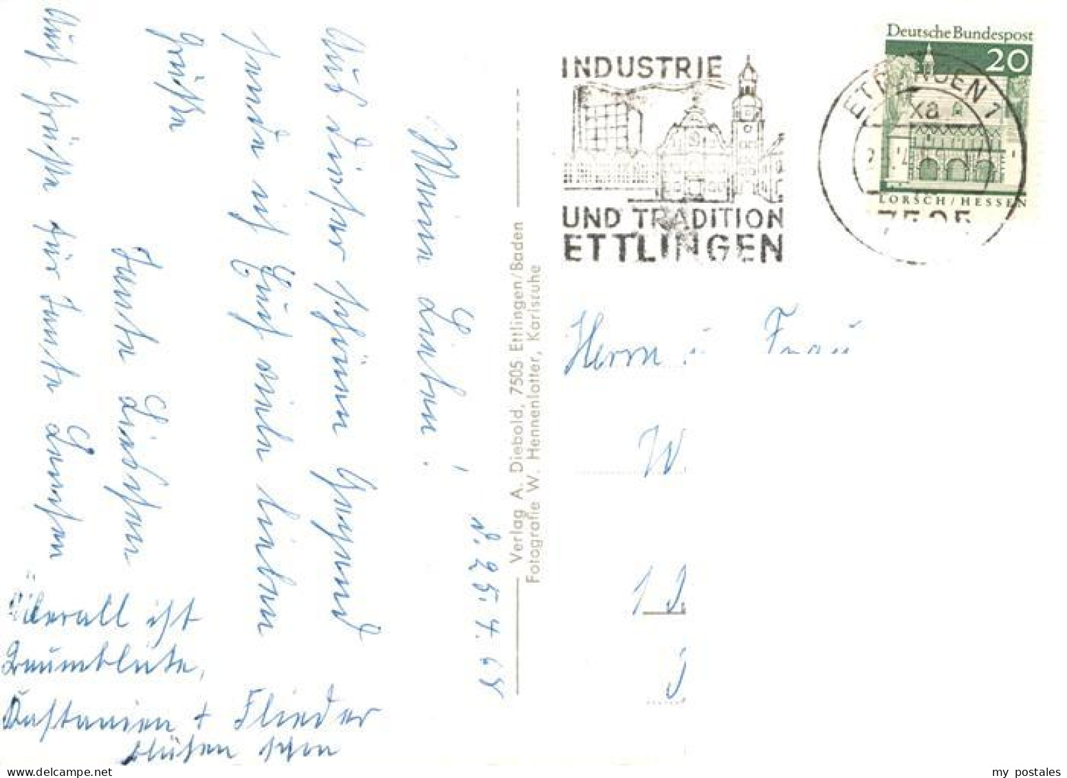 73923241 Ettlingen Altes Schloss Teilansichten Stadtzentrum Brunnen - Ettlingen