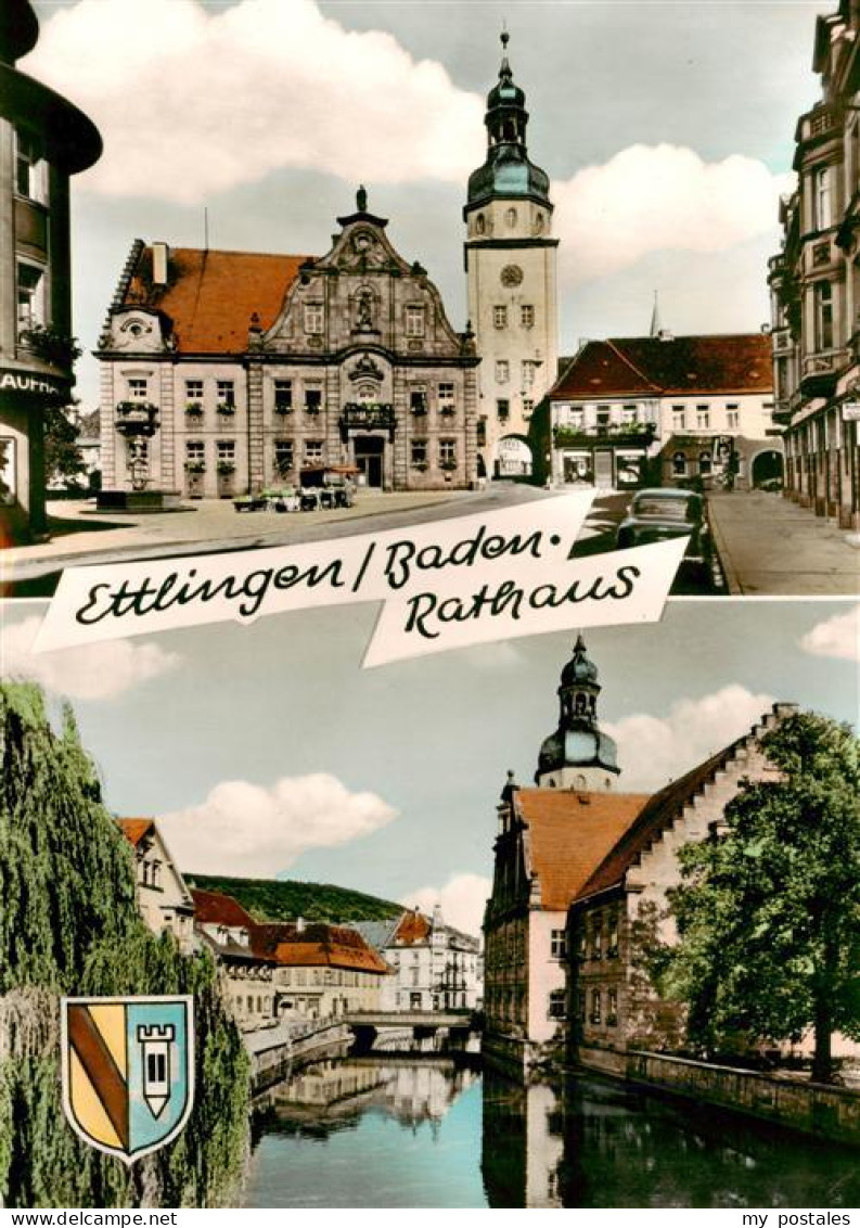 73923226 Ettlingen Rathaus Marktplatz Turm Partie An Der Alb - Ettlingen