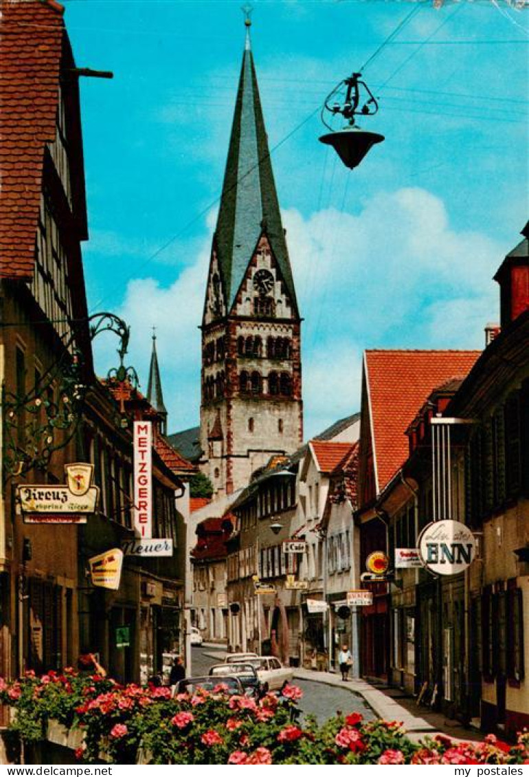 73923225 Ettlingen Kronenstrasse Mit Herz-Jesu-Kirche - Ettlingen