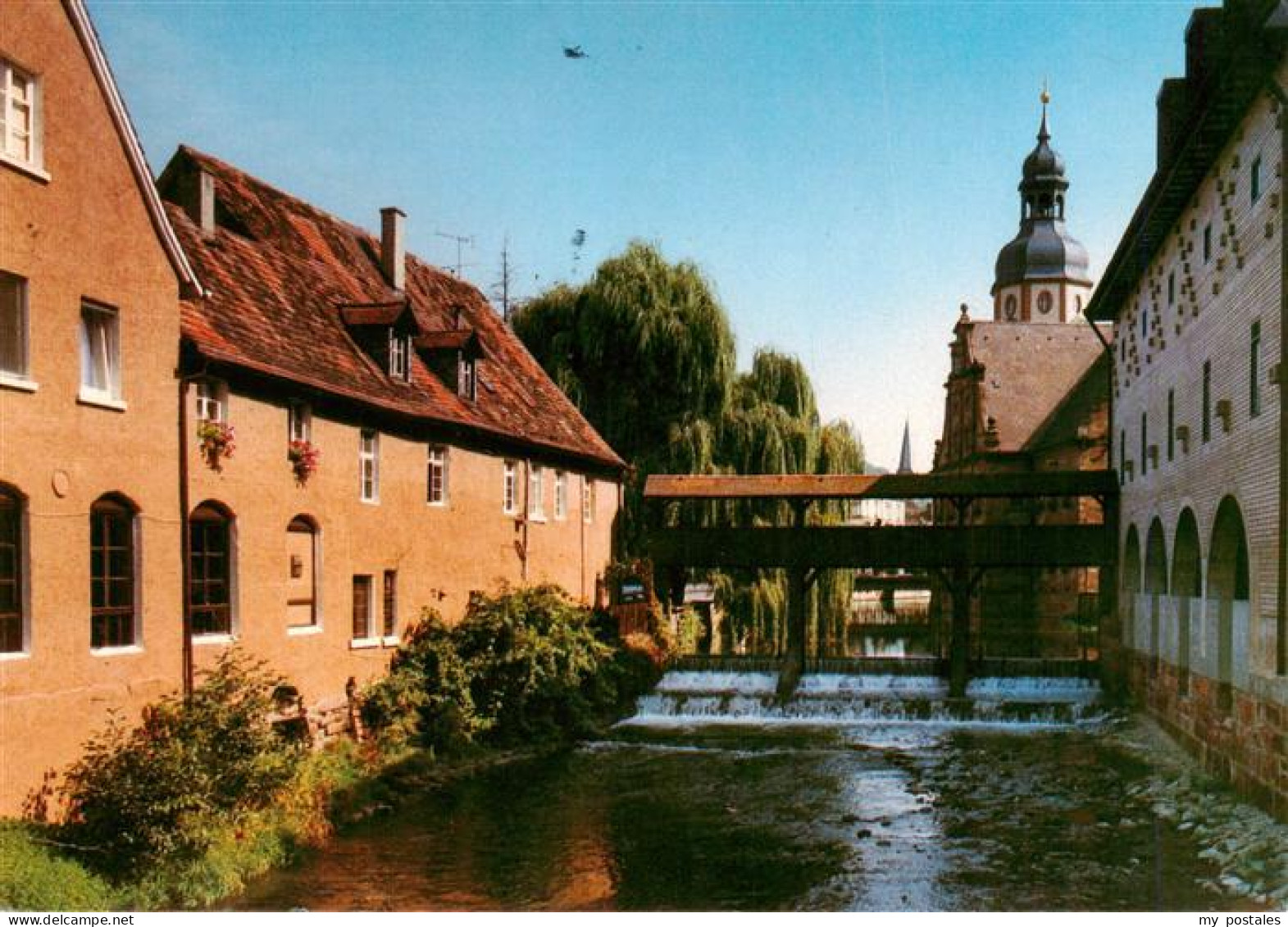 73923214 Ettlingen Partie An Der Alb Holzbruecke Wehr - Ettlingen