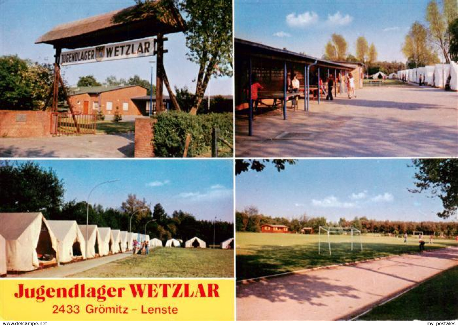 73882175 Lenste Holstein Groemitz Jugendlager Wetzlar Sportplatz  - Groemitz