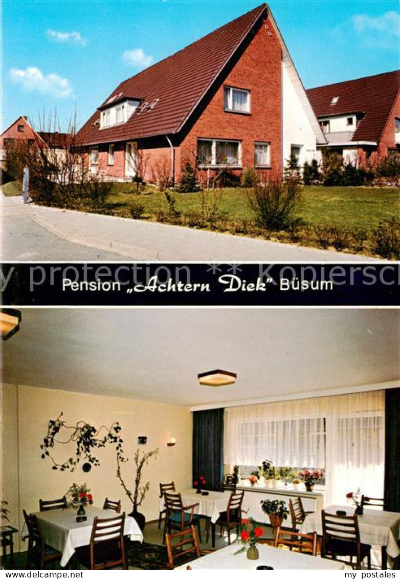 73848257 Buesum Nordseebad Pension Achtern Diek Gaststube Buesum Nordseebad - Büsum