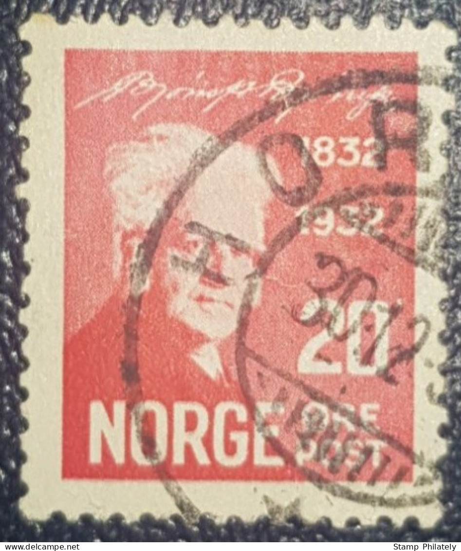 Norway 20 Used Classic Stamp 1932 - Usati