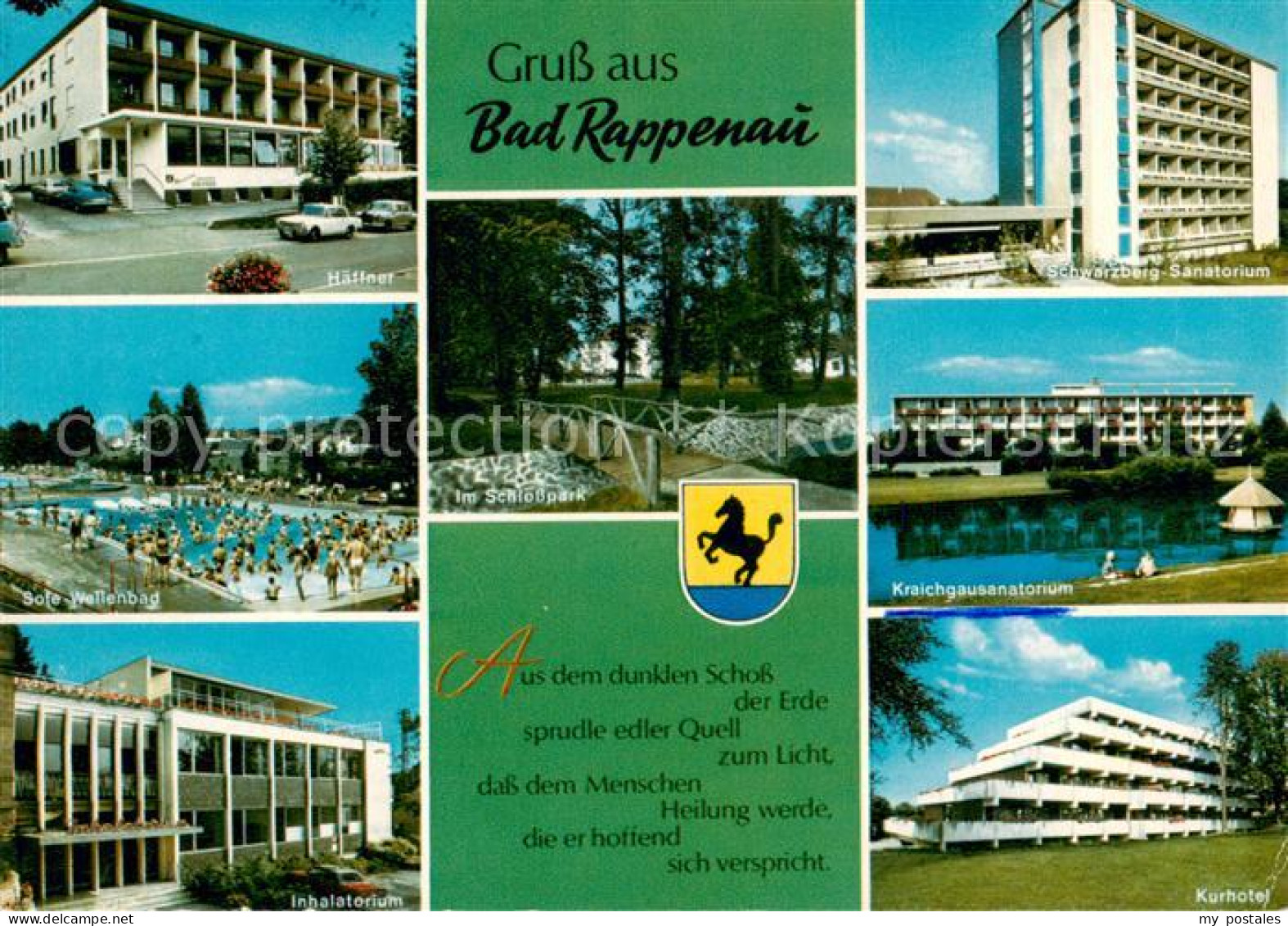 73814091 Bad Rappenau Haeffner Sole Wellenbad Inhalatorium Schwarzberg Sanatoriu - Bad Rappenau