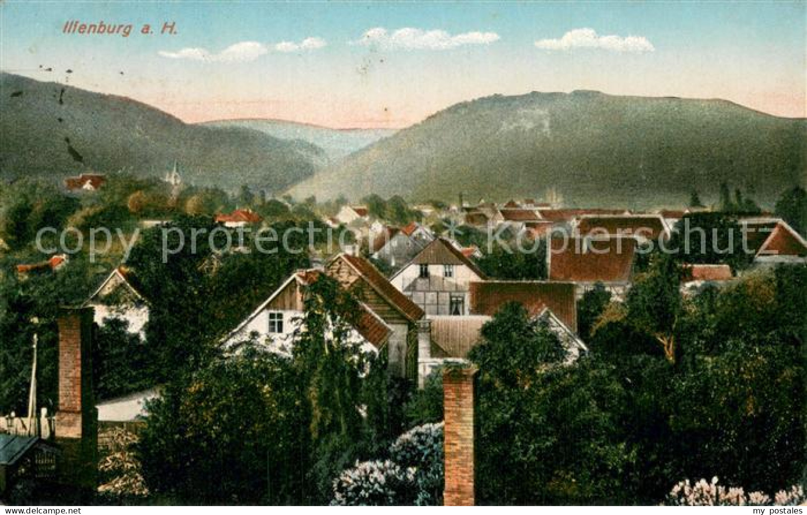 73776499 Ilsenburg Harz Stadtpanorama Ilsenburg Harz - Ilsenburg