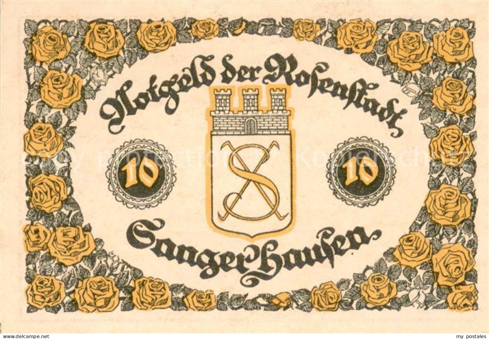 73776396 Sangerhausen Suedharz 10 Pfennig Notgeld Sangerhausen Suedharz - Sangerhausen