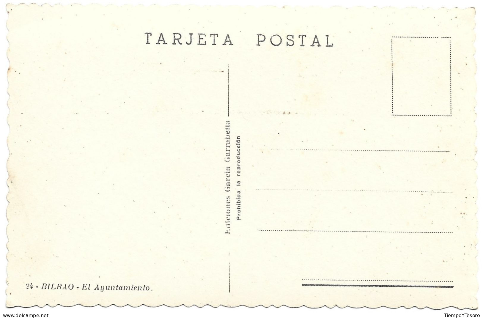 Postcard - Spain, Bilbao, El Ayuntamiento, N°1207 - Vizcaya (Bilbao)