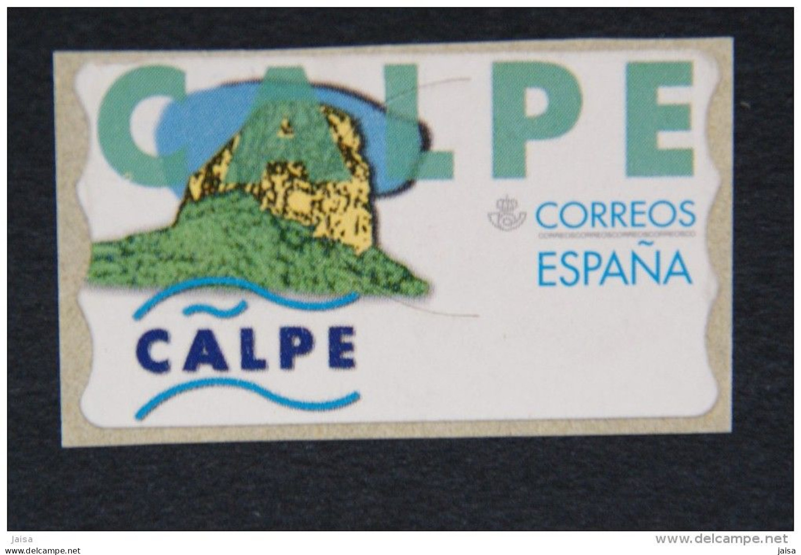 ESPAÑA. Año 1999. Peñón De Ifach ( Calpe ). Etiqueta Postal Nueva Y Limpia. - Maschinenstempel (EMA)