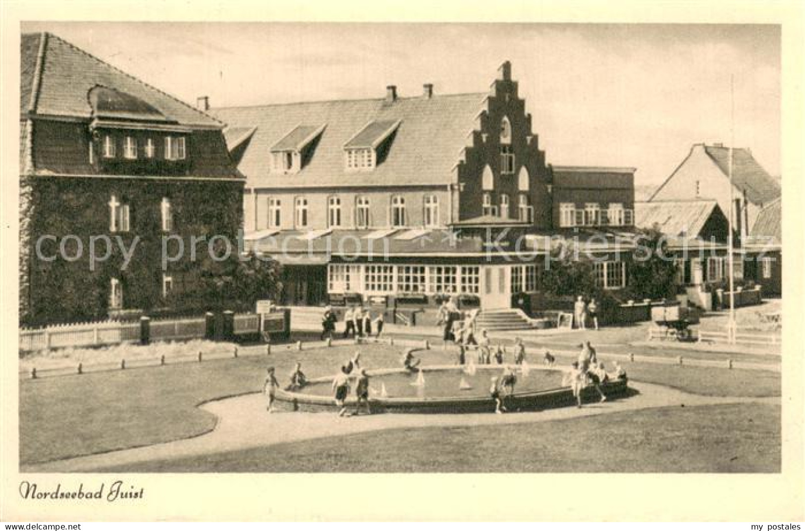 73776155 Juist Nordseebad Kurplatz Spielteich Juist Nordseebad - Juist