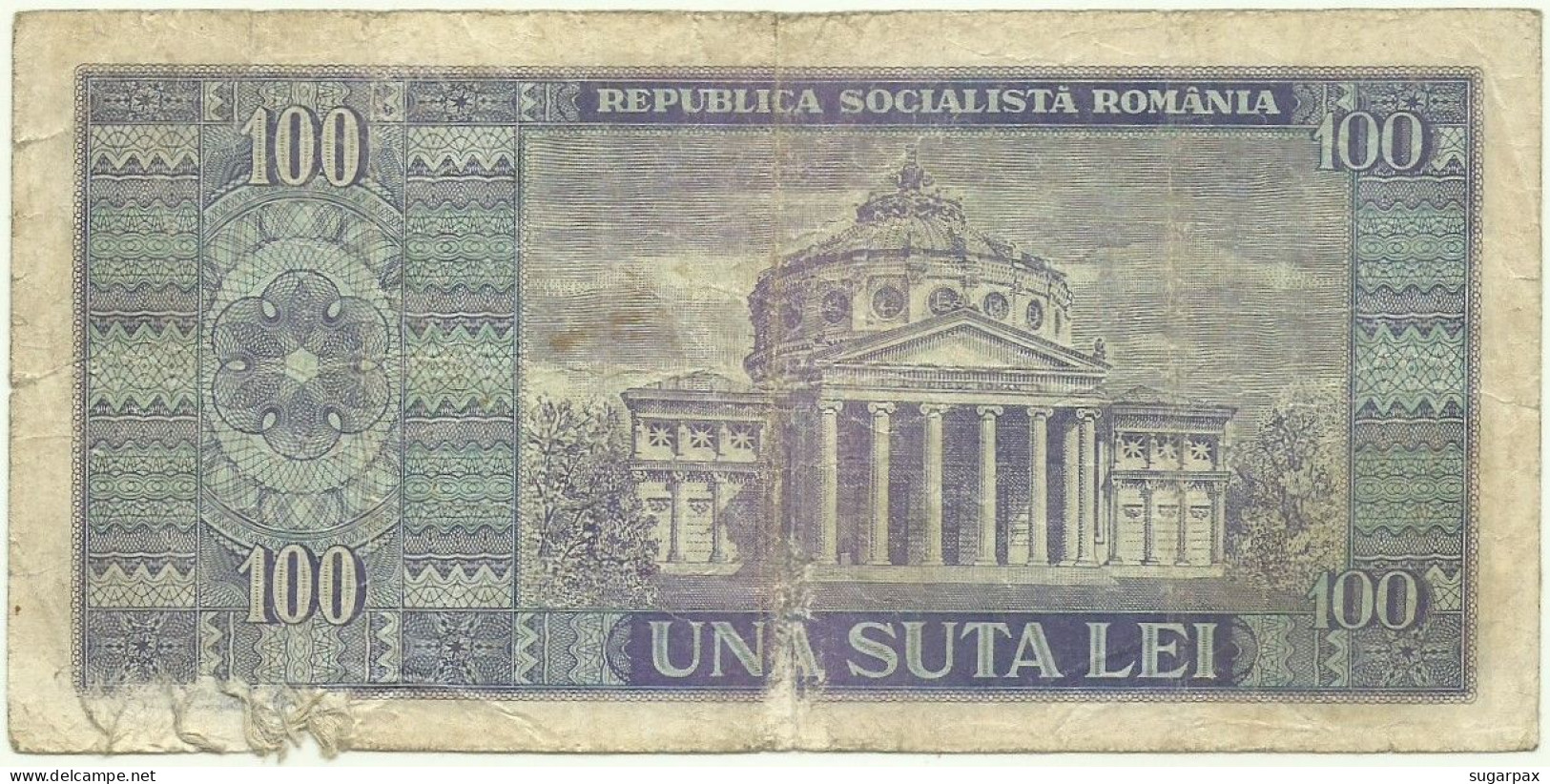 ROMANIA - 100 Lei - 1966 - Pick 97 - Série C. 0124 - Romania