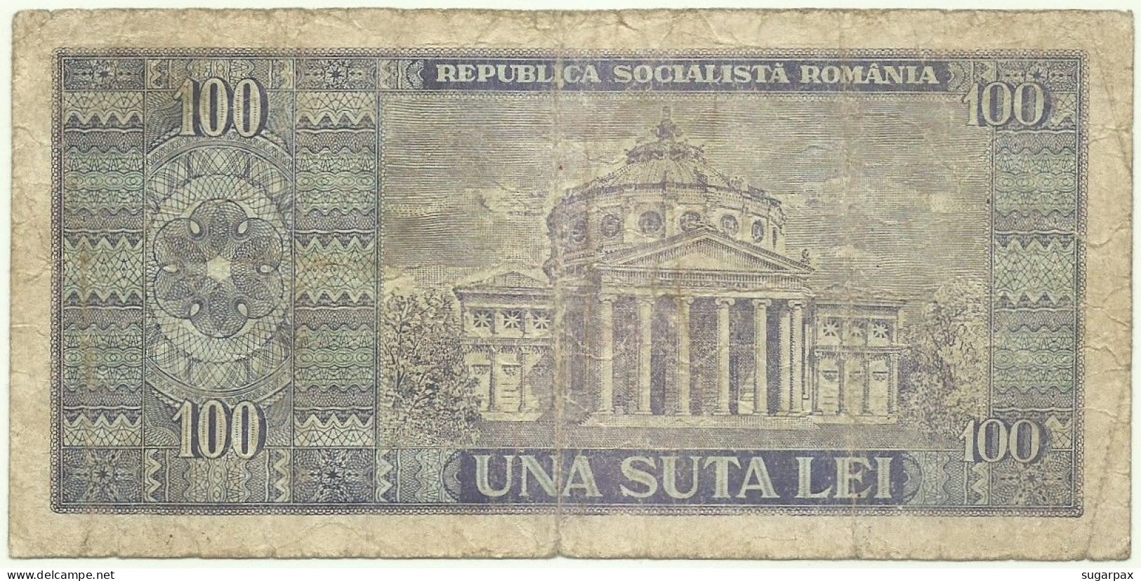 ROMANIA - 100 Lei - 1966 - Pick 97 - Série H. 0215 - Roemenië