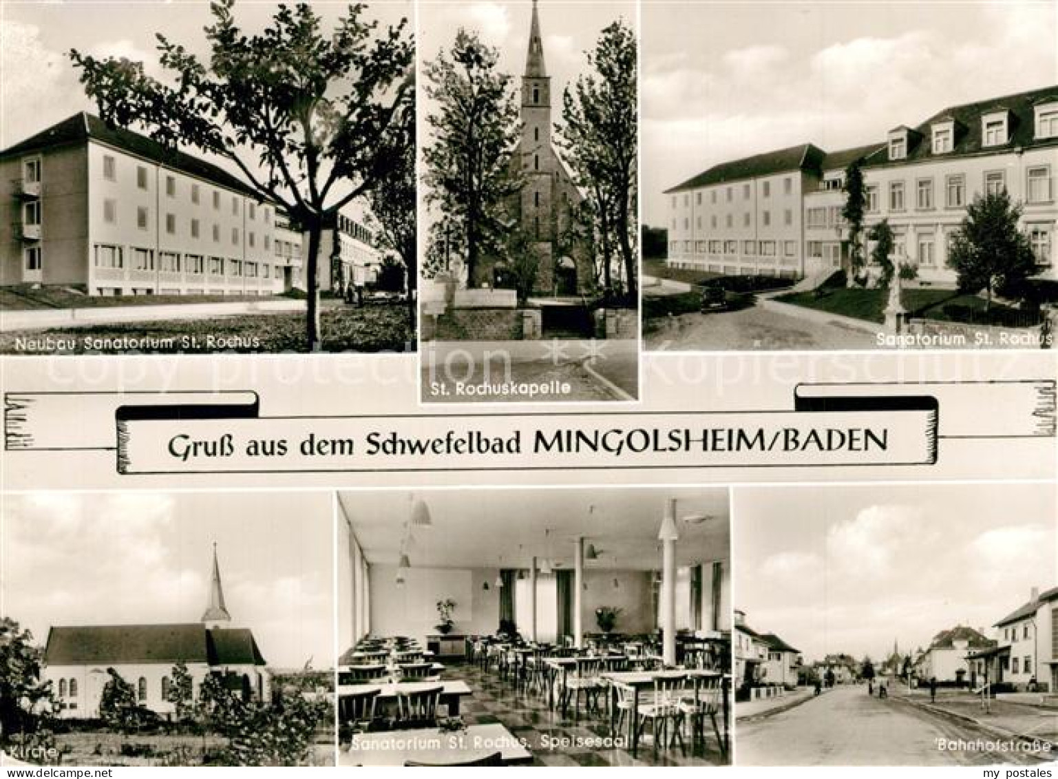 73324431 Mingolsheim Sanatorium St Rochuskapelle Kirche Bahnhofstrasse Mingolshe - Bad Schönborn