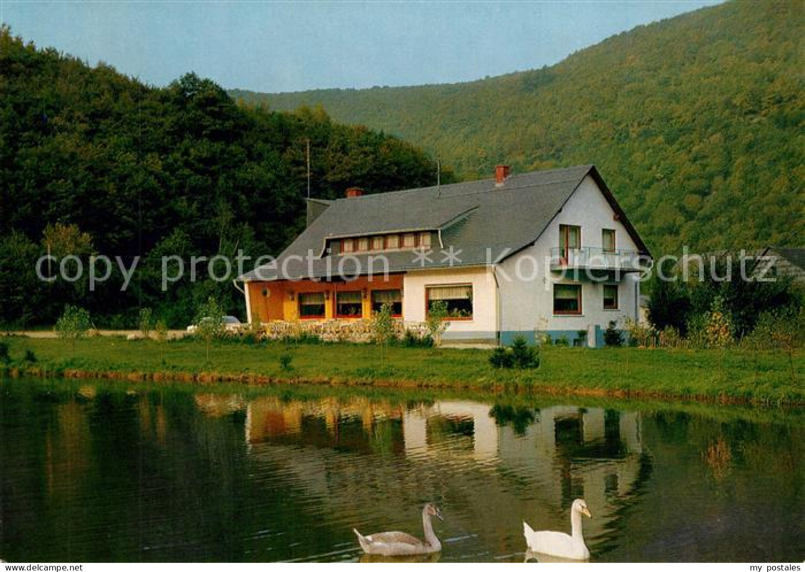 73324362 Rudolfshausen Nahe Gasthaus Pension Reinhartsmuehle Teich Rudolfshausen - Kirn