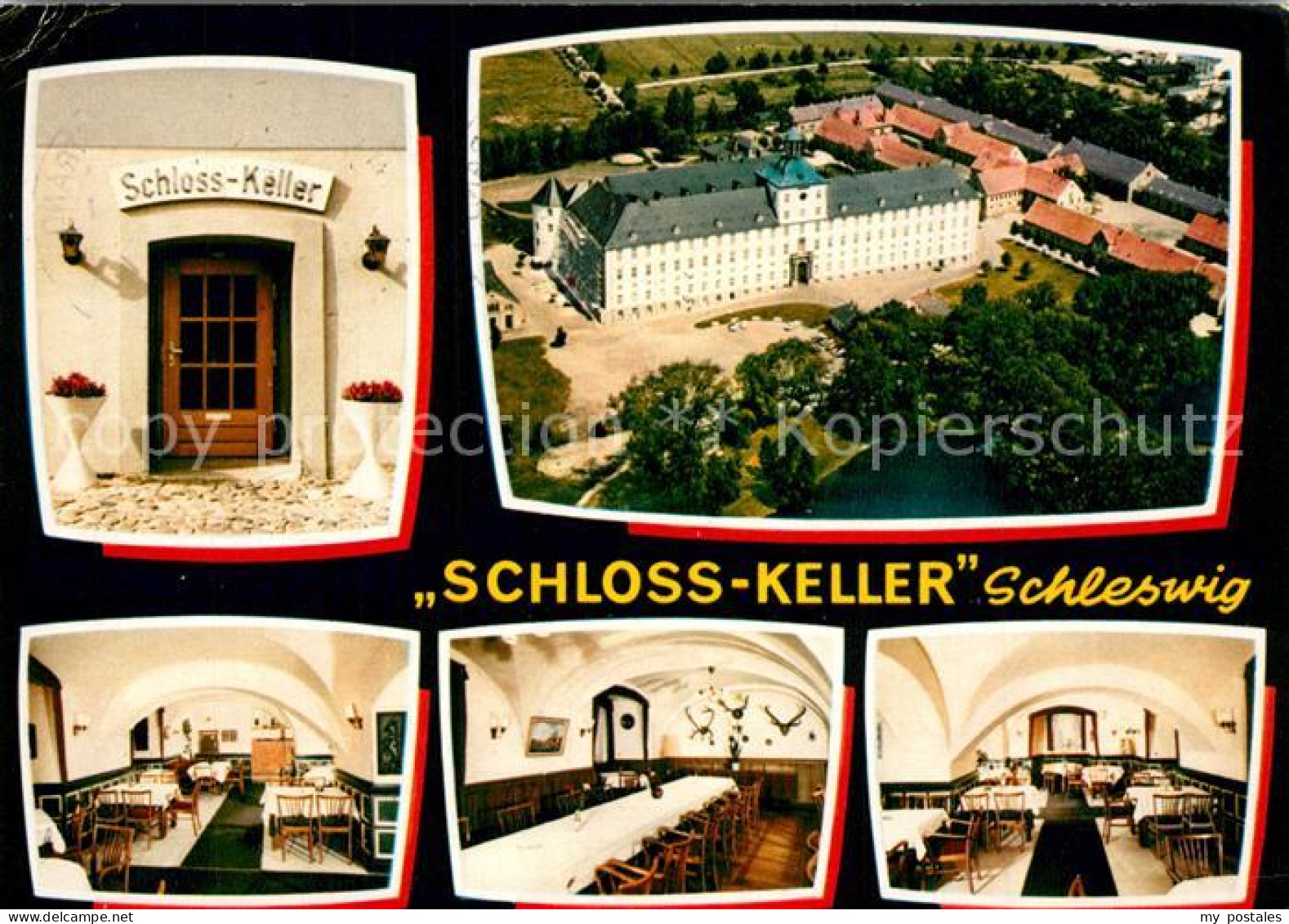 73324175 Schleswig Holstein Restaurant Cafe Schloss Keller Fliegeraufnahme Schle - Schleswig