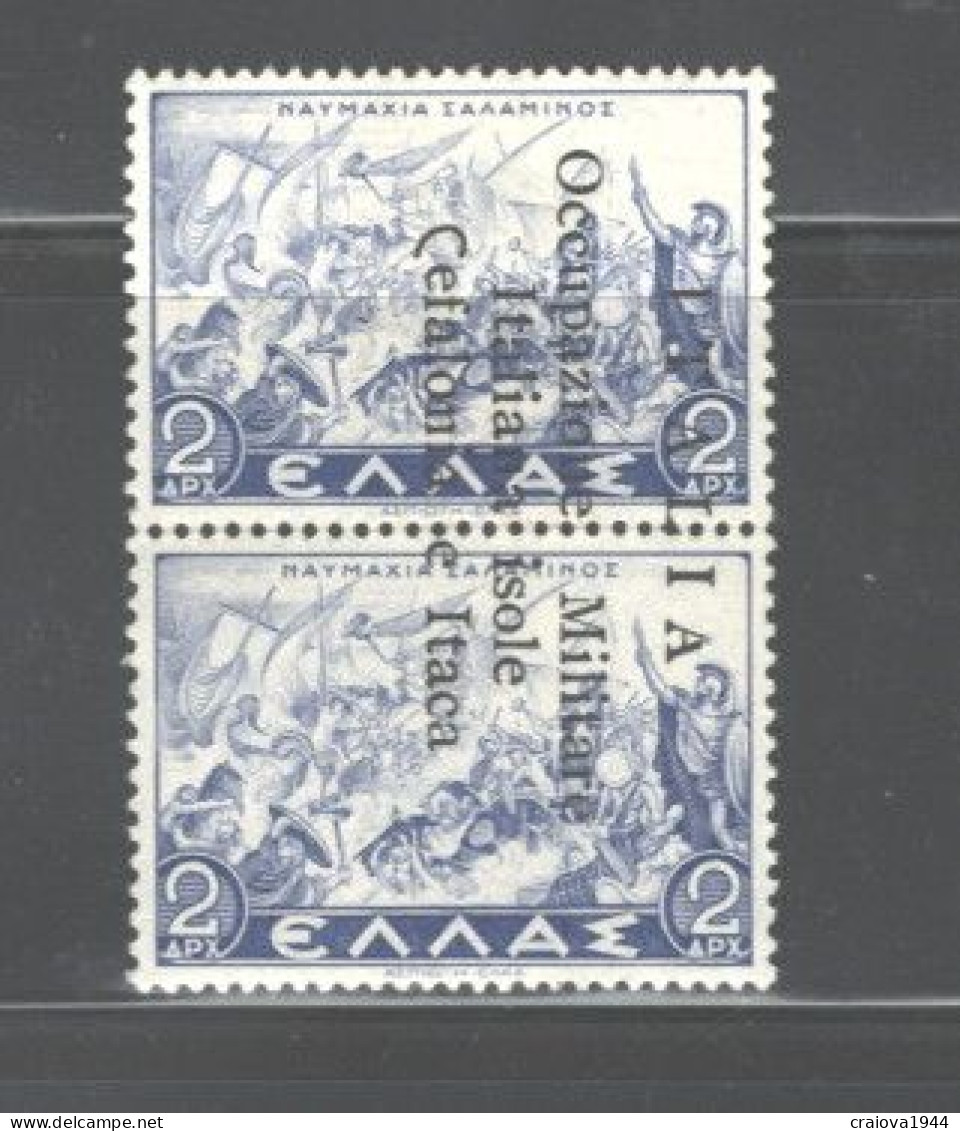 GREECE,1941"ISSUE FOR CEPHALONIA & ITHACA"#N9, MNH, ORIG.BY ALL MEANS - Islas Ionian