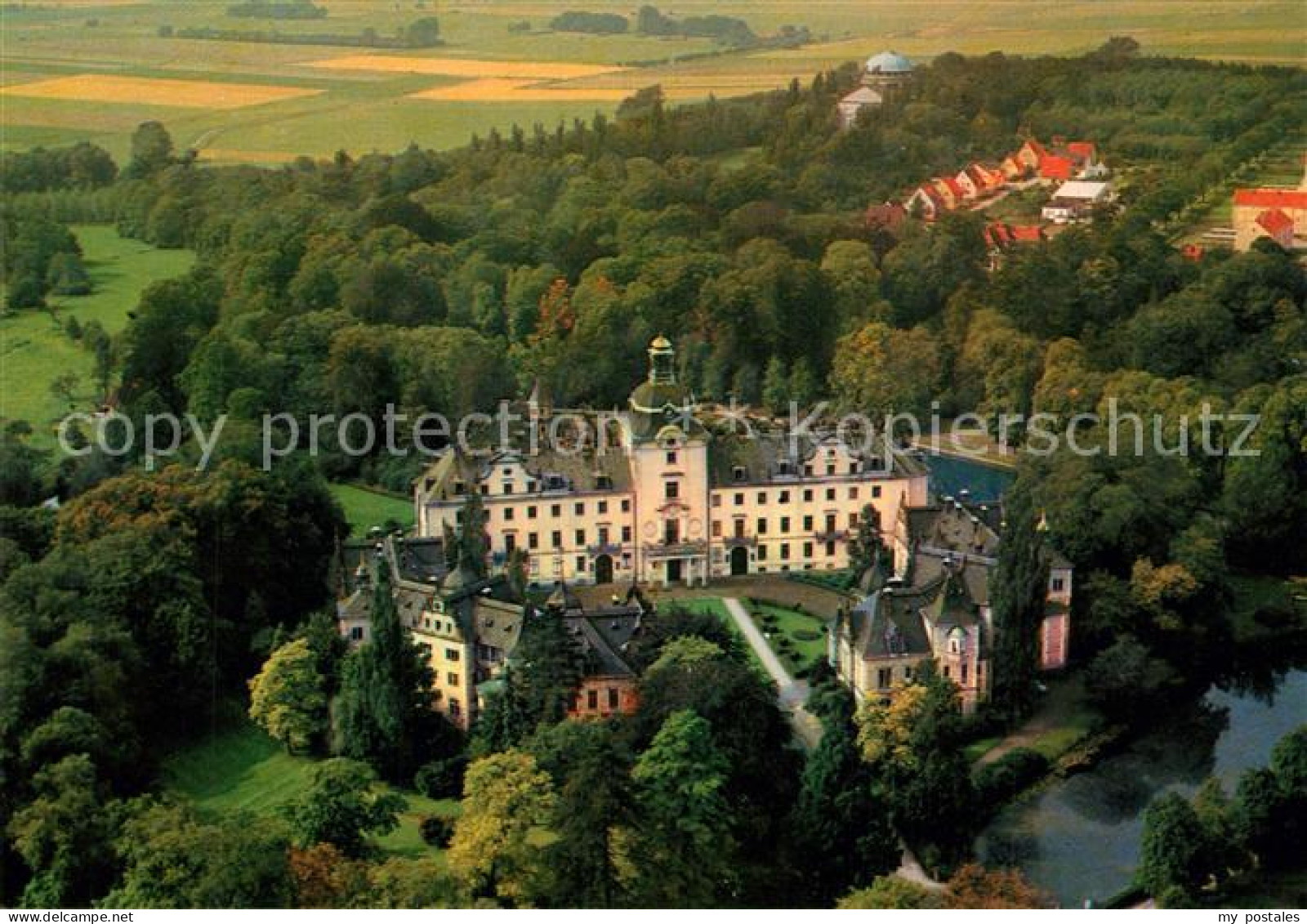 73321797 Bueckeburg Schloss Und Mausoleum Fliegeraufnahme Bueckeburg - Bückeburg