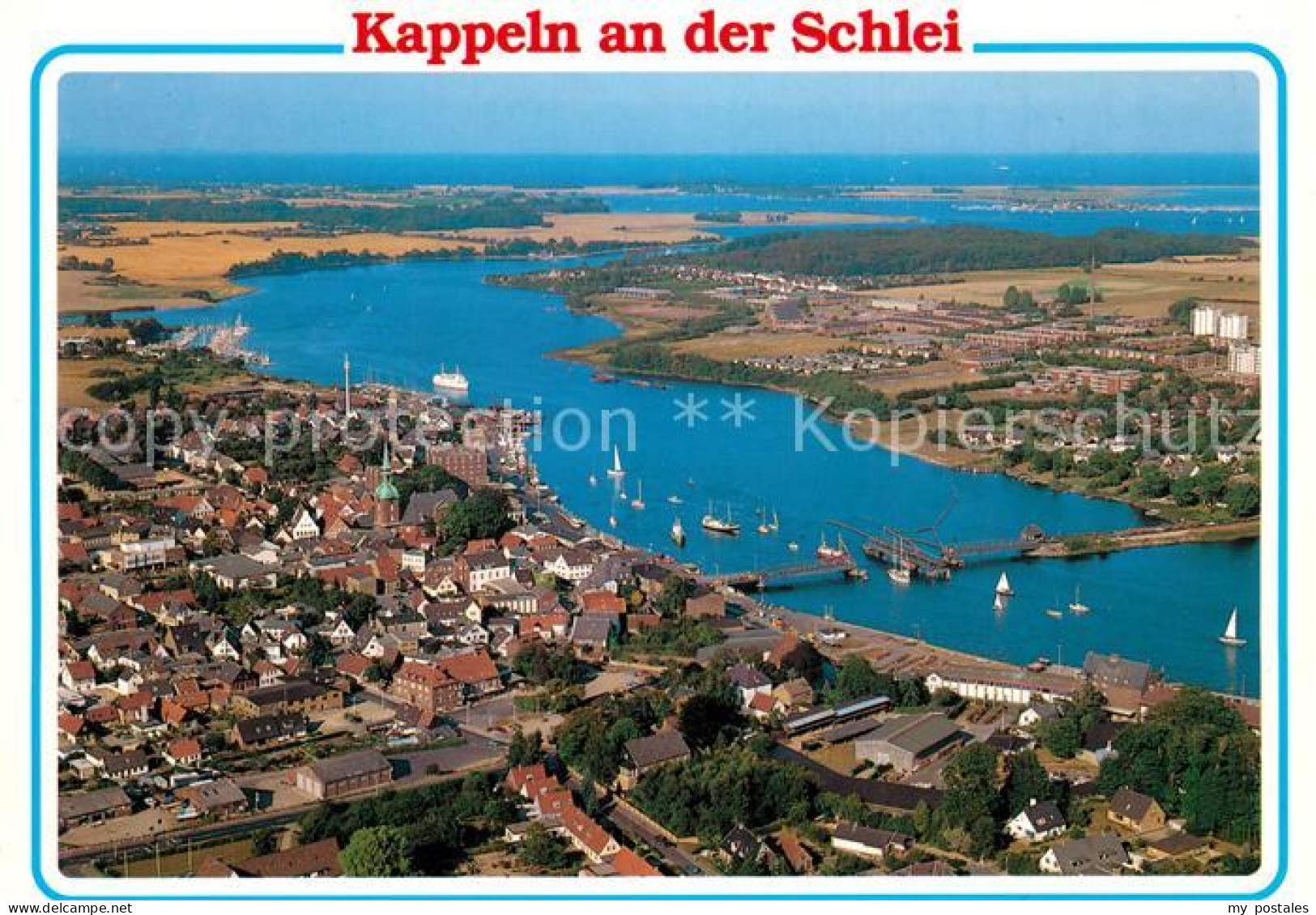 73321685 Kappeln Schlei Fliegeraufnahme Kappeln Schlei - Kappeln / Schlei