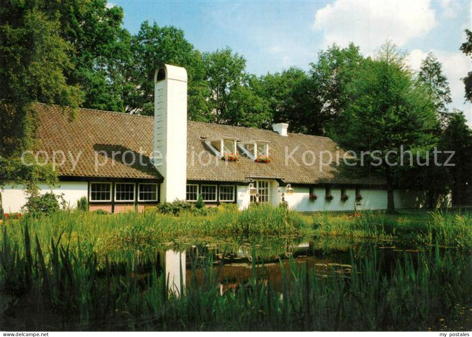 73321187 Waffensen Restaurant Lerchenkrug Teich Waffensen - Rotenburg