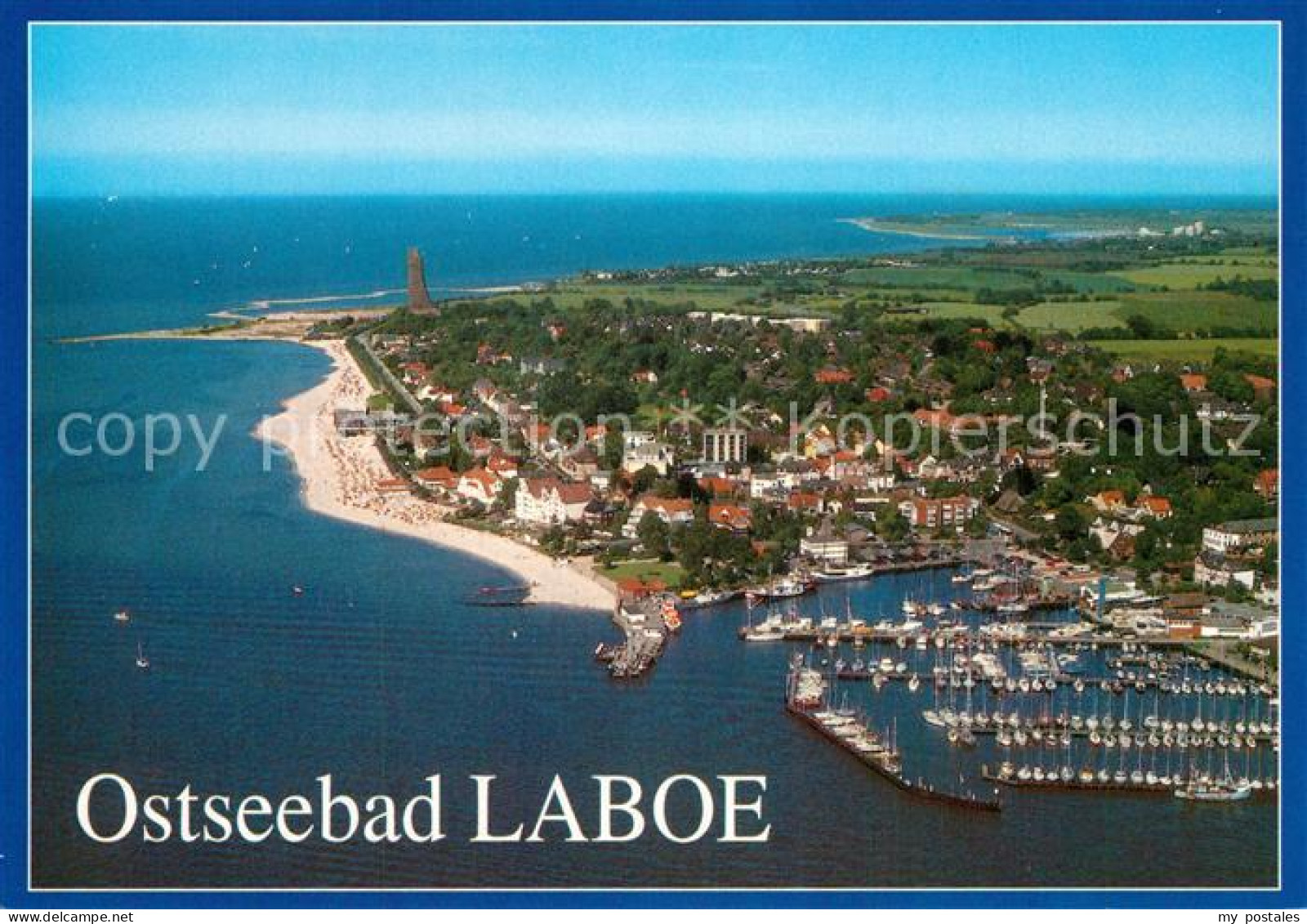 73319902 Laboe Kieler Foerde Hafen Marine Ehrenmal Fliegeraufnahme Laboe - Laboe