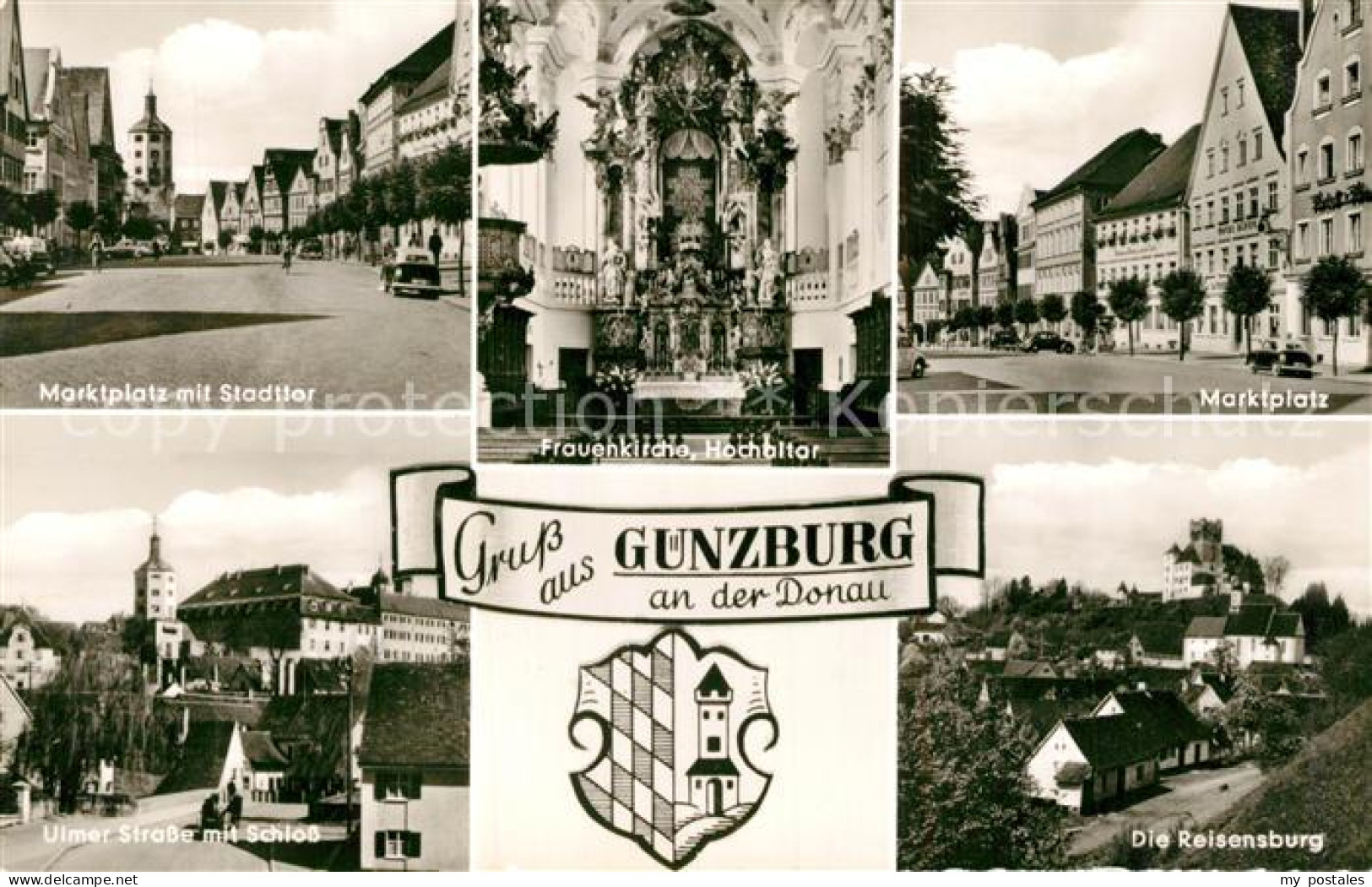 73317967 Guenzburg Marktplatz Stadttor Frauenkirche Hochaltar Reisensburg Guenzb - Günzburg