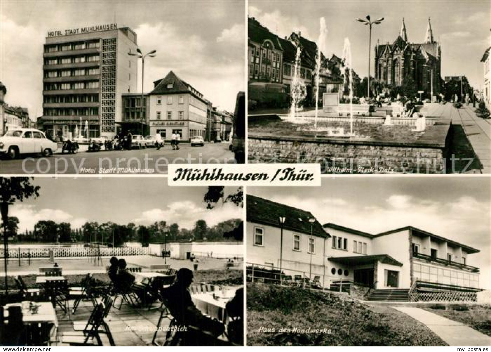 73317801 Muehlhausen Thueringen Hotel Stadt Muehlhausen Wilhelm Pieck Platz Rest - Muehlhausen