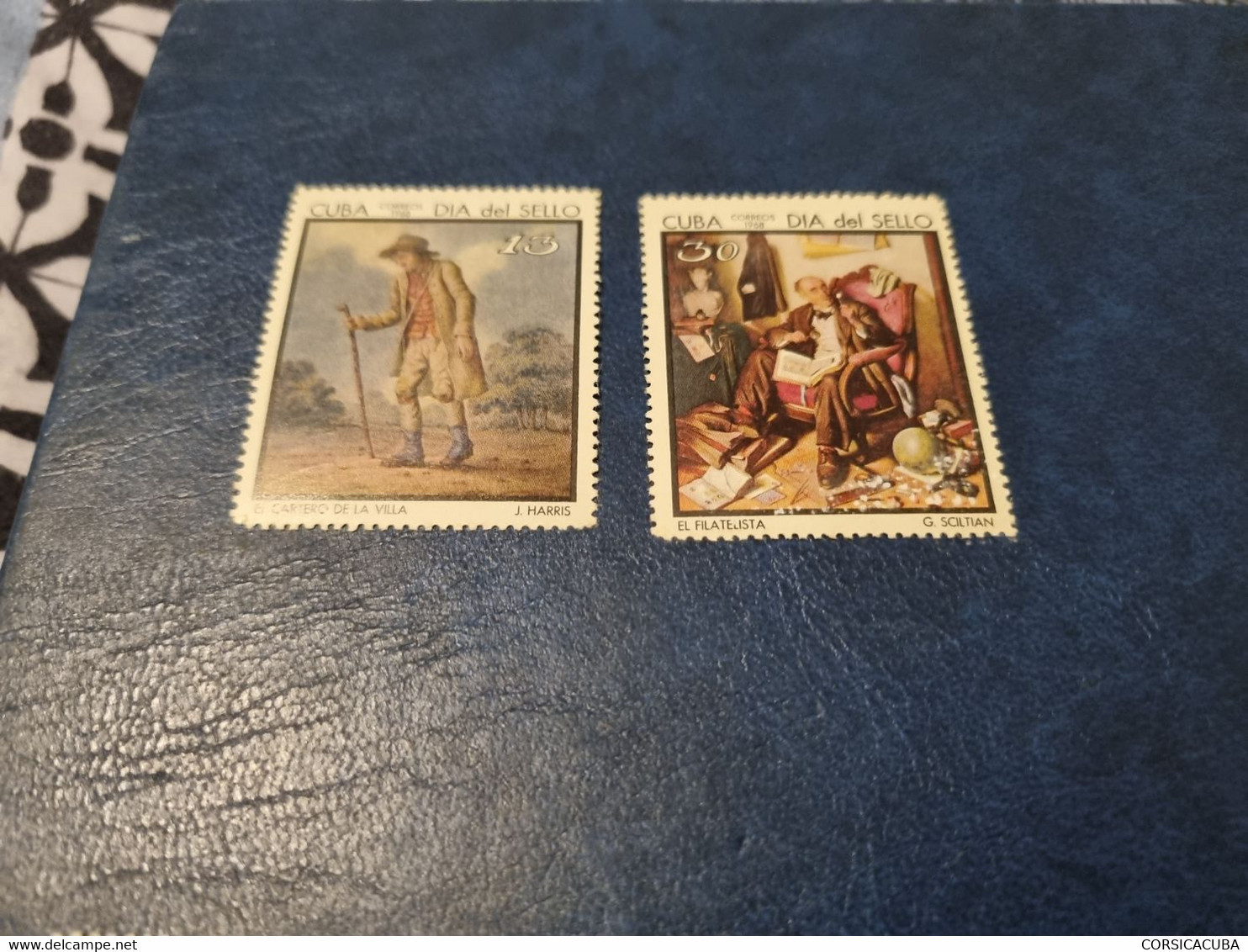 CUBA  NEUF  1968   DIA  DEL  SELLO   // PARFAIT  ETAT // 13c Avec Gomme, 30c Sans Gomme. - Unused Stamps