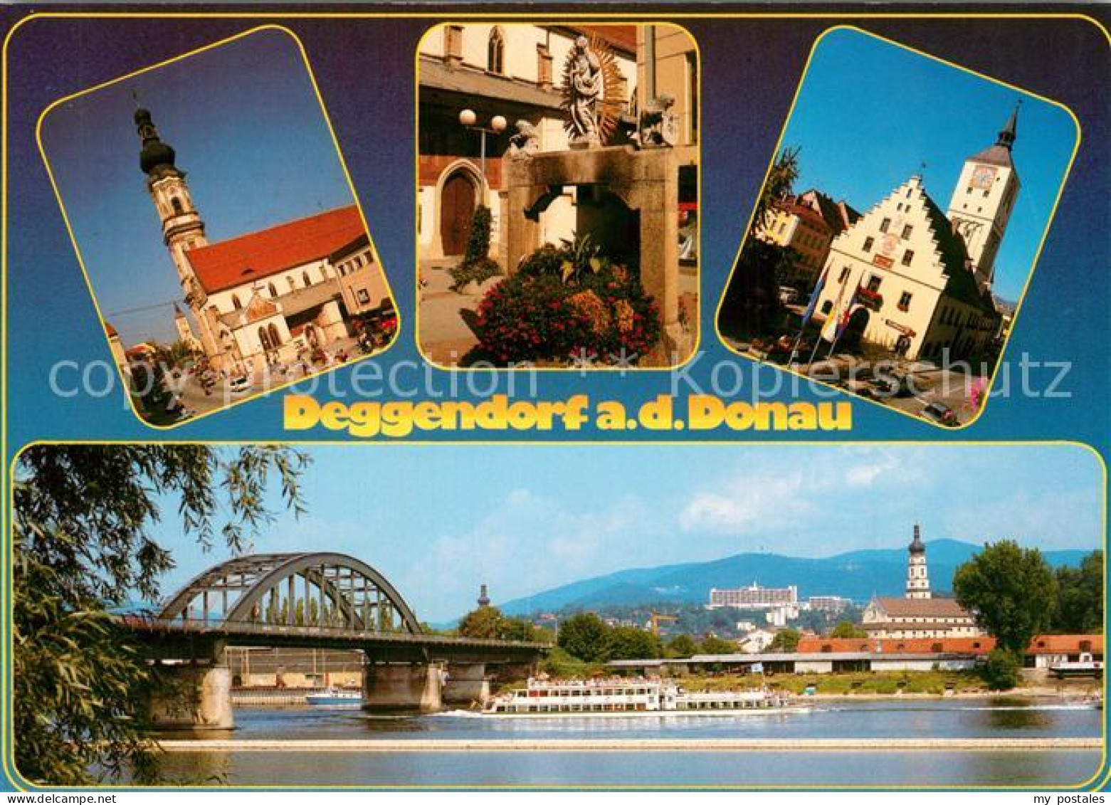 73313732 Deggendorf Donau Donaubruecke Deggendorf Donau - Deggendorf
