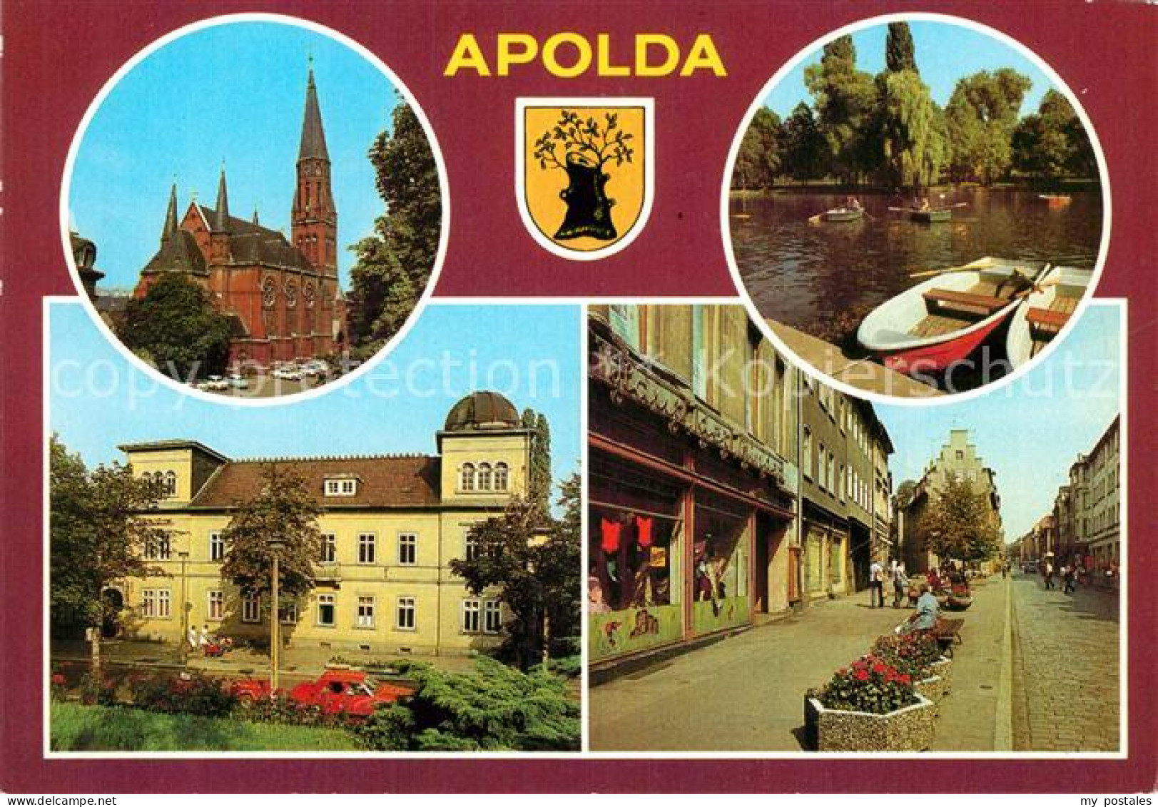 73312848 Apolda Kirche Lohteich Glockenturm Bahnhofstrasse Apolda - Apolda