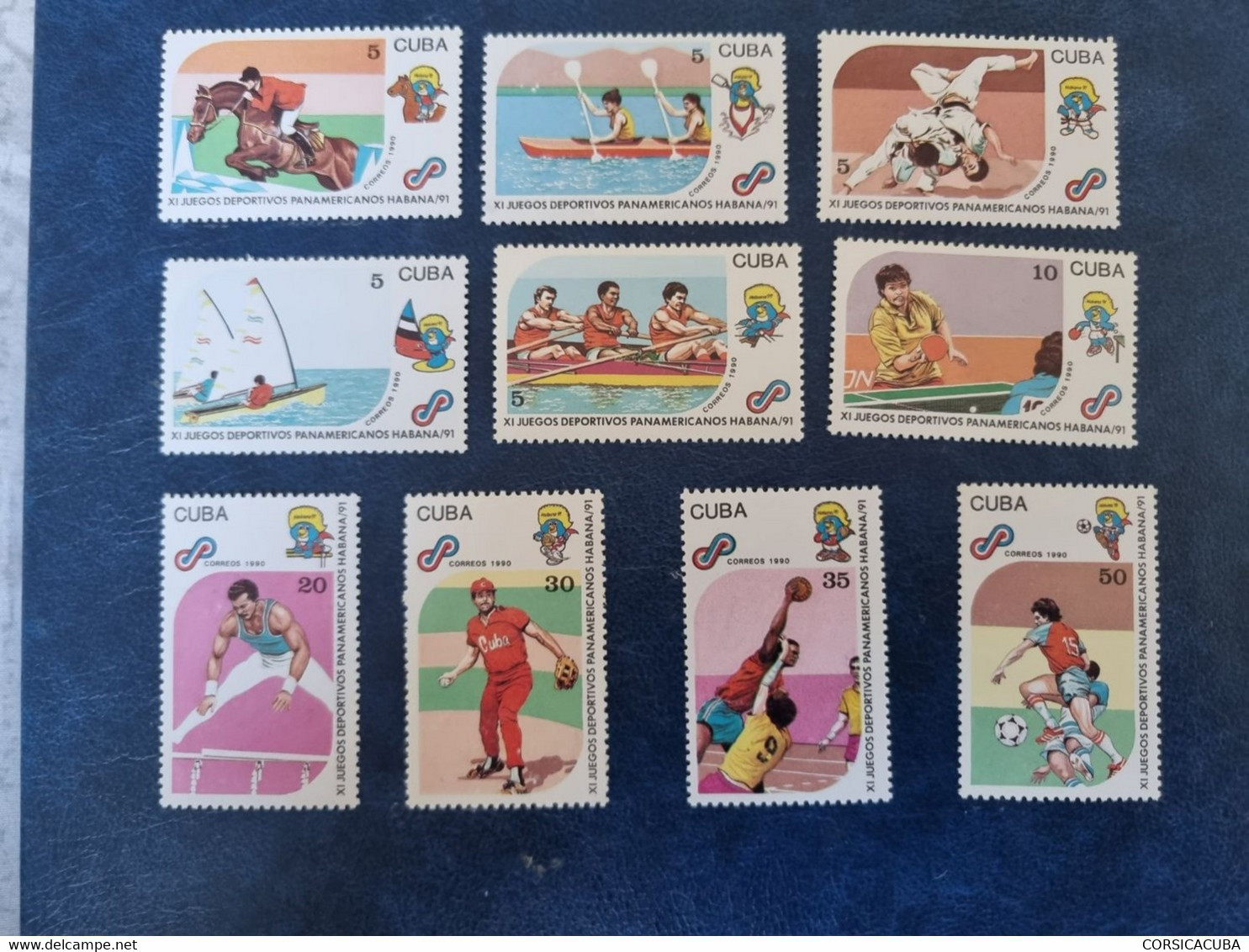 CUBA  NEUF  1990   JUEGOS  PANAMERICANOS   HABANA   //  PARFAIT  ETAT  //  1er  CHOIX  // - Unused Stamps