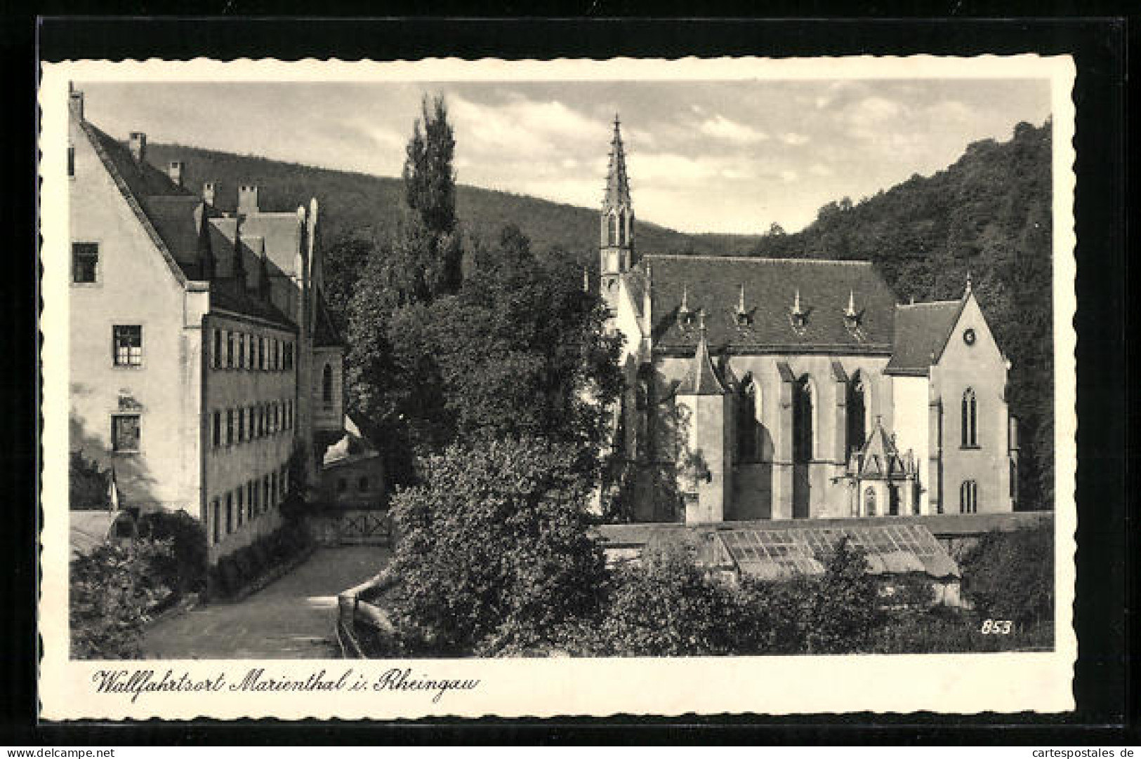 AK Marienthal, Wallfahrtsort I. Rheingau, Teilansicht Mit Kirche  - Rheingau