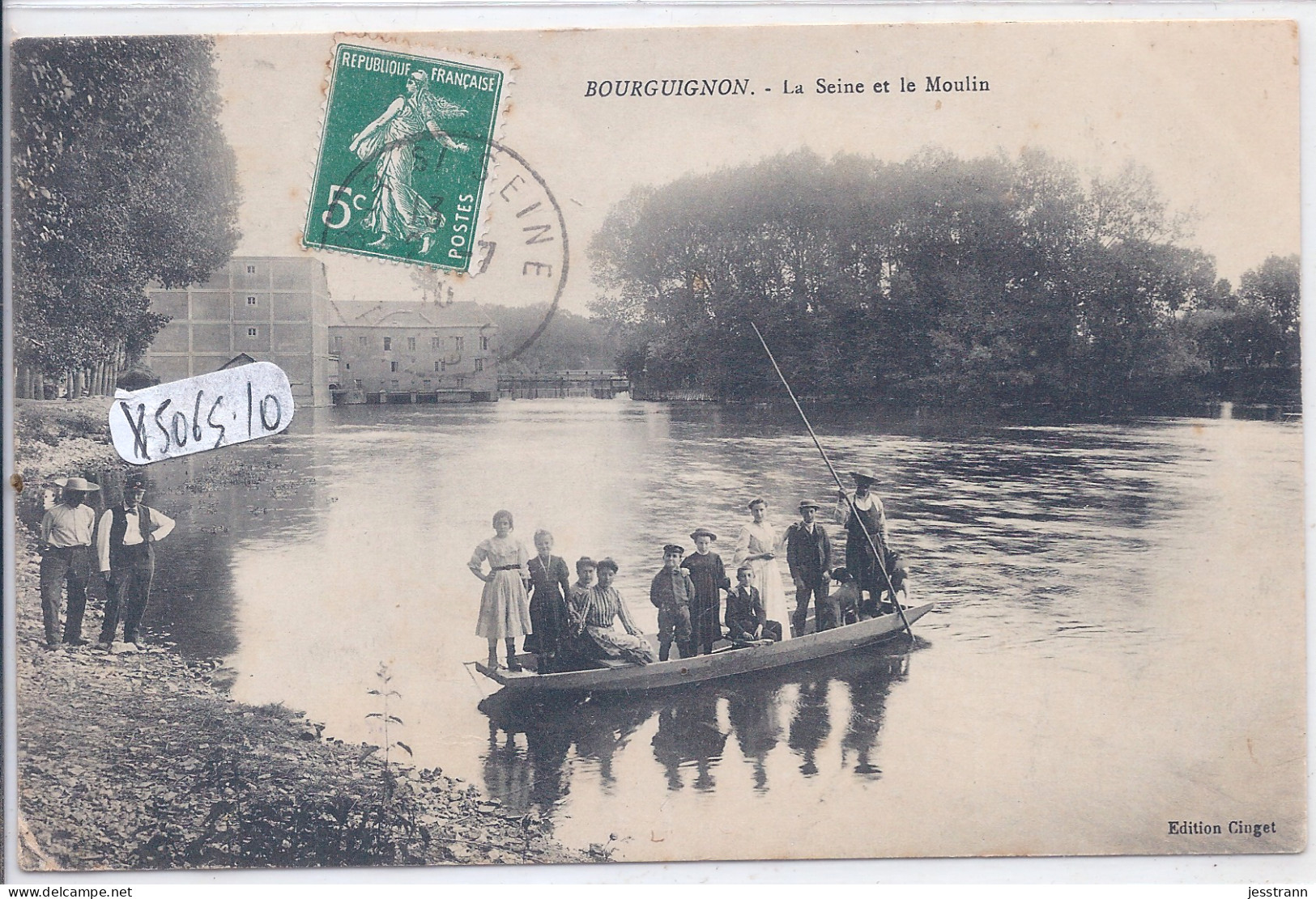 BOURGUIGNONS- LA SEINE ET LE MOULIN - Bar-sur-Seine