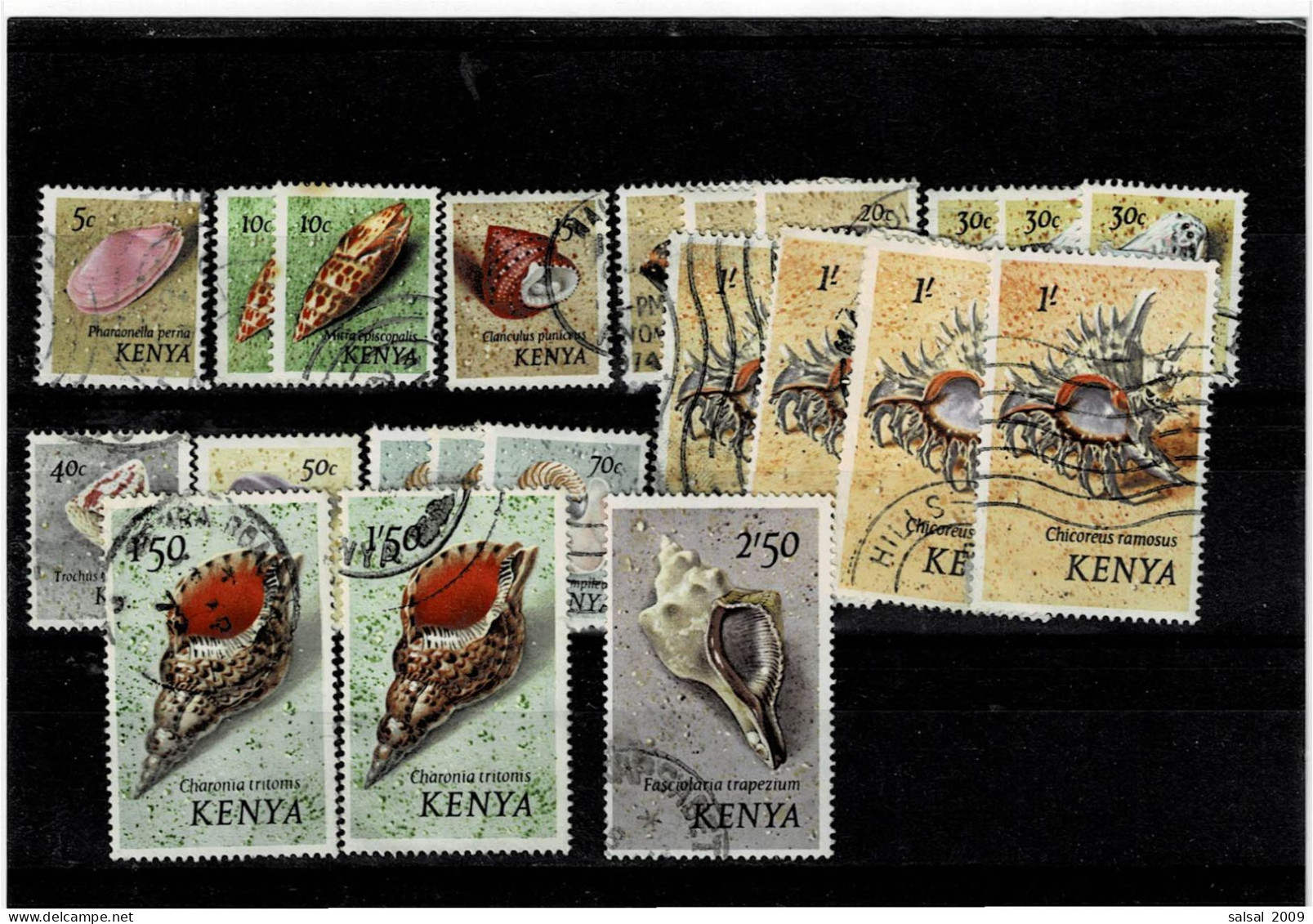 KENYA ,"Serie Corrente" ,22 Pezzi Usati ,qualita Buona - Kenya (1963-...)