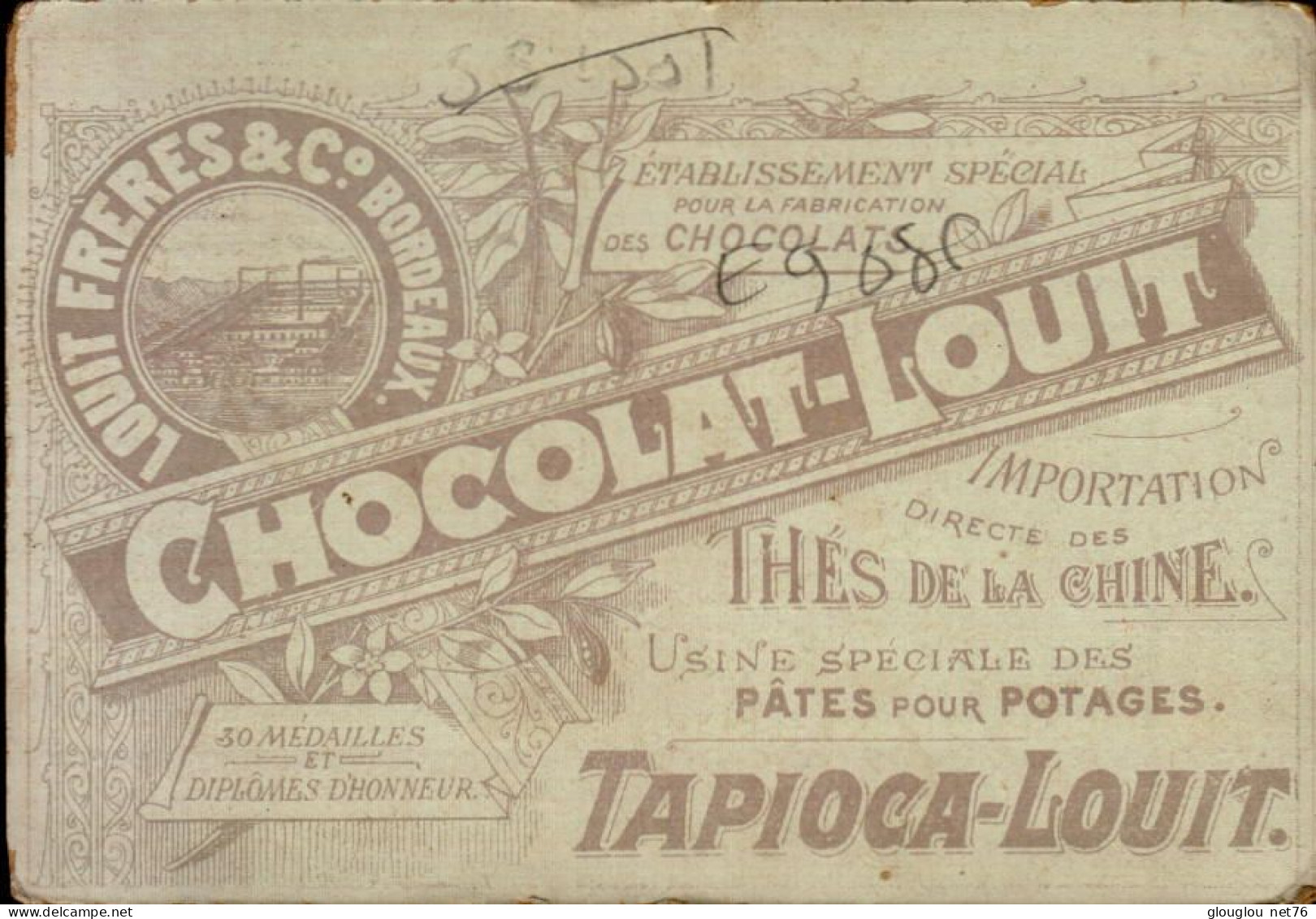 CHROMO  ..CHOCOLAT LOUIT.. - Louit