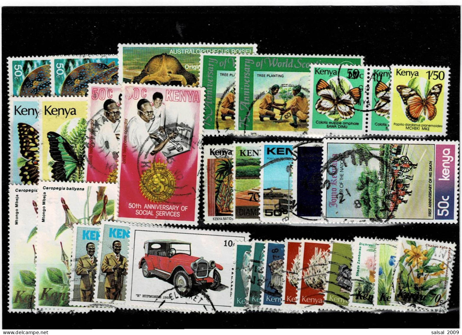 KENYA ,"Serie Corrente" ,31 Pezzi Usati ,qualita Buona - Kenya (1963-...)